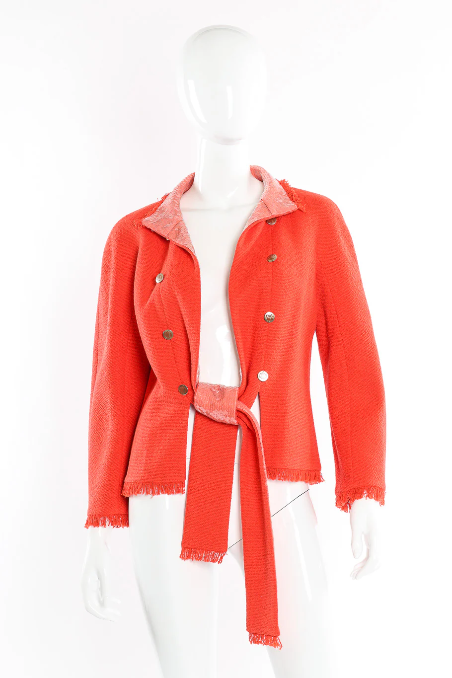 2008 Resort Sequin Sash Fray Jacket - Image 3