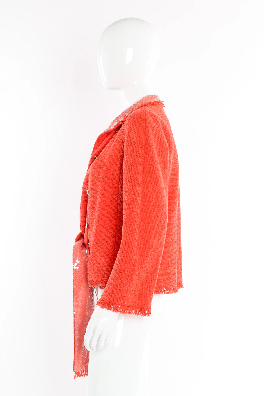 2008 Resort Sequin Sash Fray Jacket - Image 4