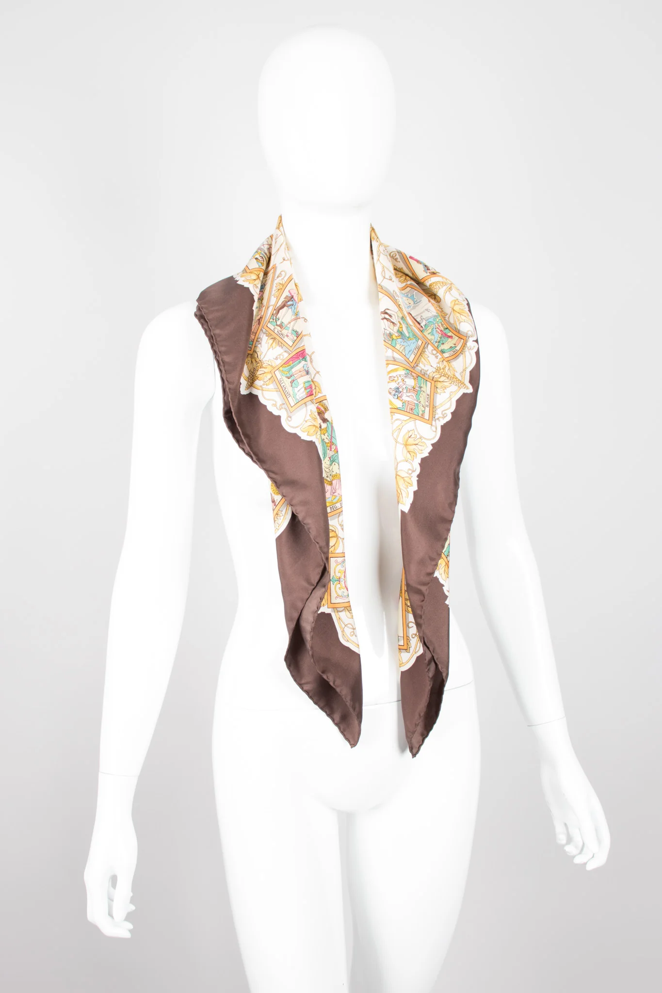 Antico Gioco Dei Tarocchi Tarot Scarf - Image 5