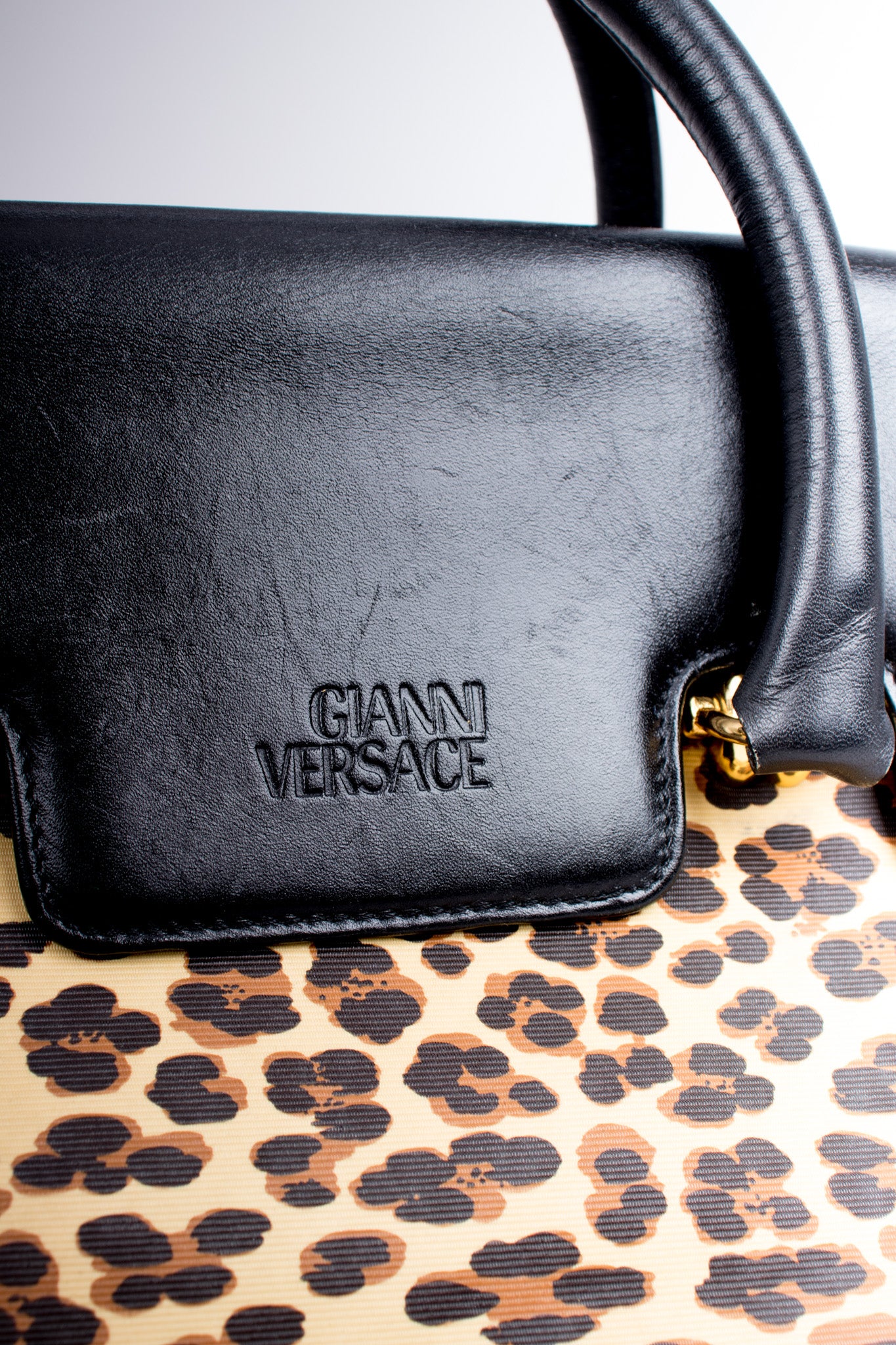 Baroque Leopard Print Bag - Image 11