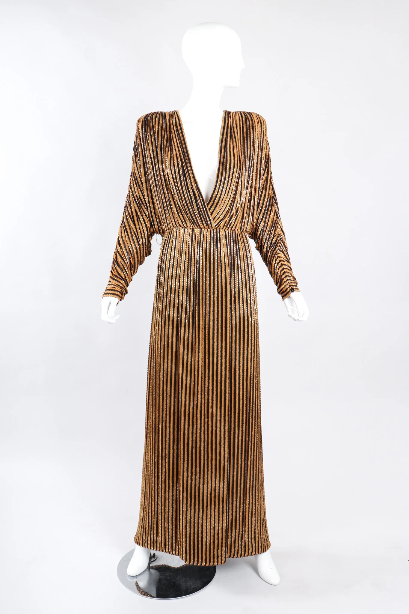 Beaded Batwing Gown - Image 4