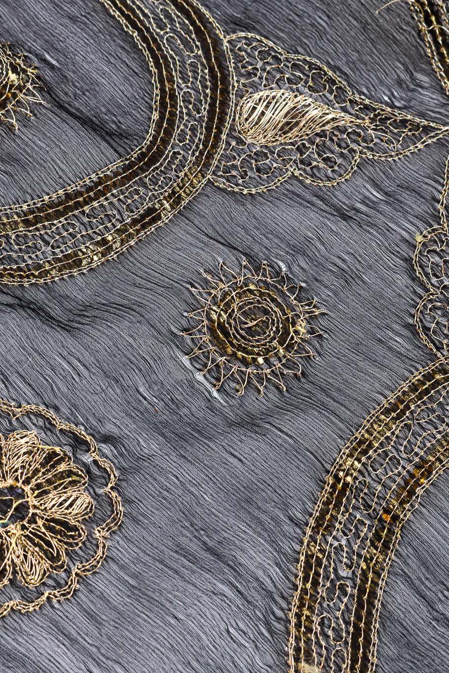 Beaded Sequin Silk Duster - Image 10