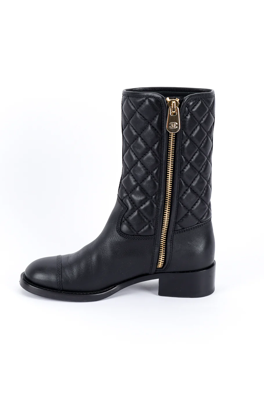 CC Quilted Mid-Calf Boots - Image 2