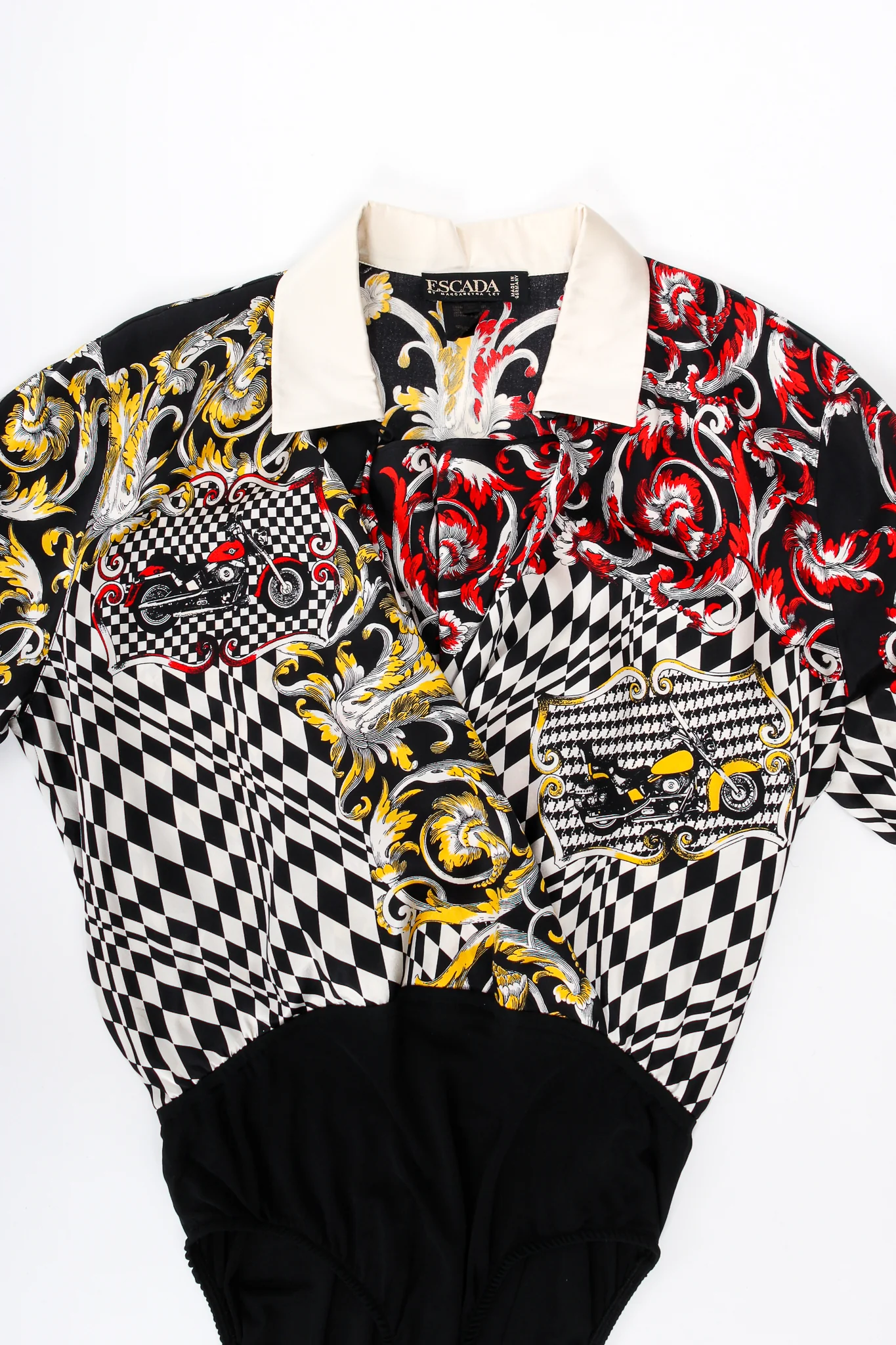 Checkered Motorcycle Rally Bodysuit - Image 12