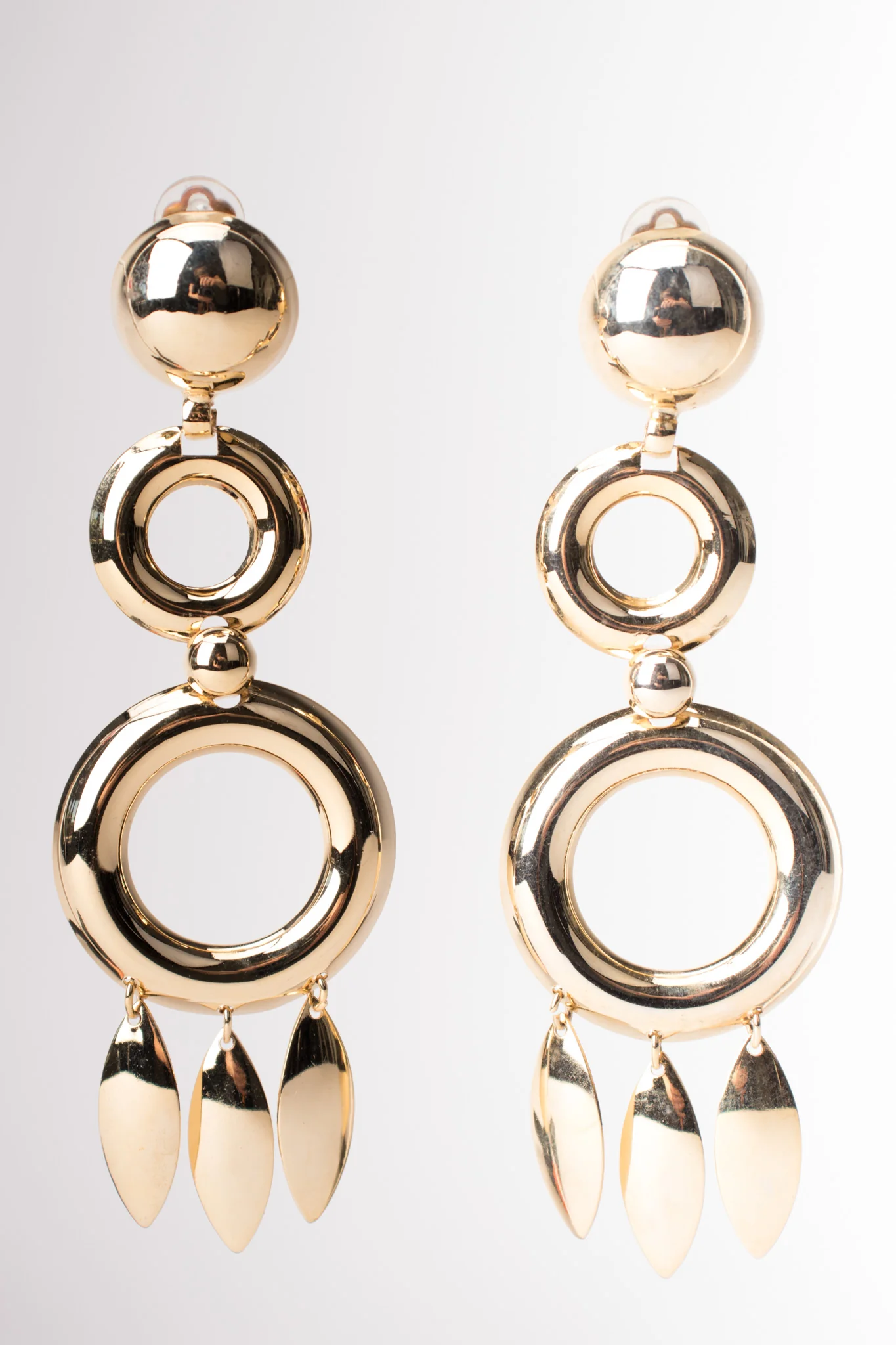 Circle Drop Earrings II - Image 2
