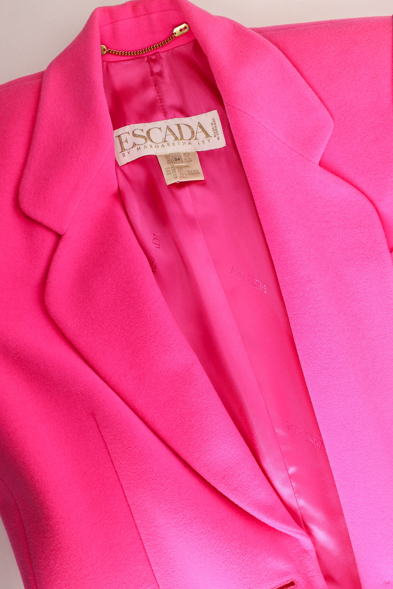 Hot Pink Wool Blazer - Image 5