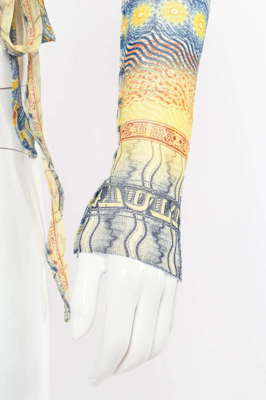 Currency Mesh Wrap Top - Image 4