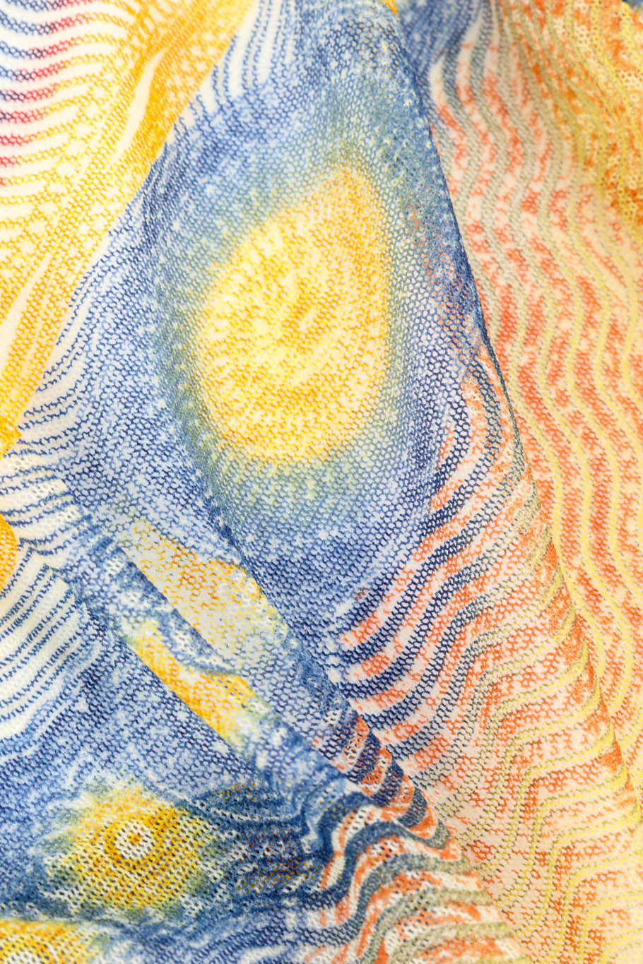 Currency Mesh Wrap Top - Image 7