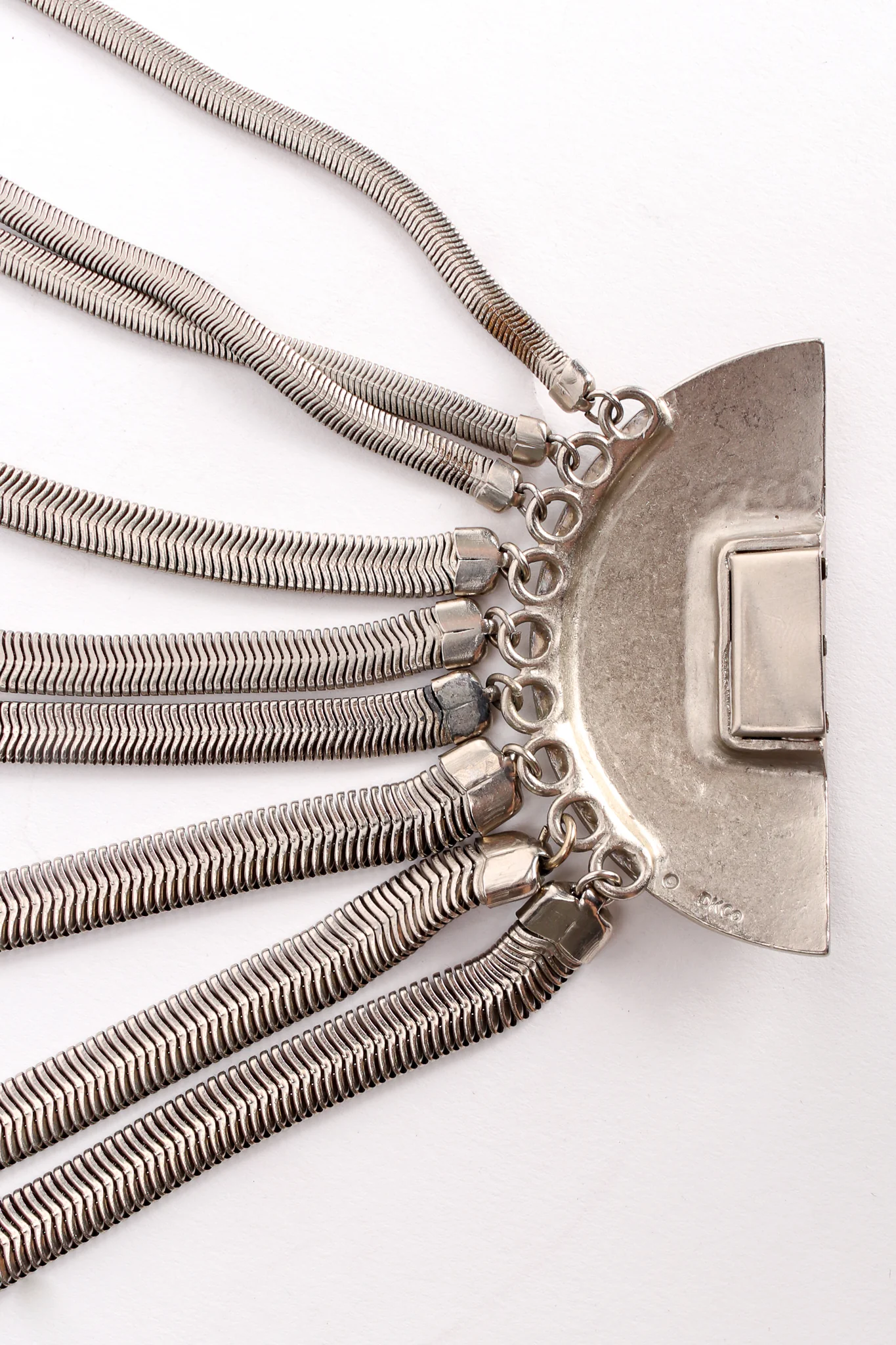 Draped Snake Chain Choker Collar - Image 7