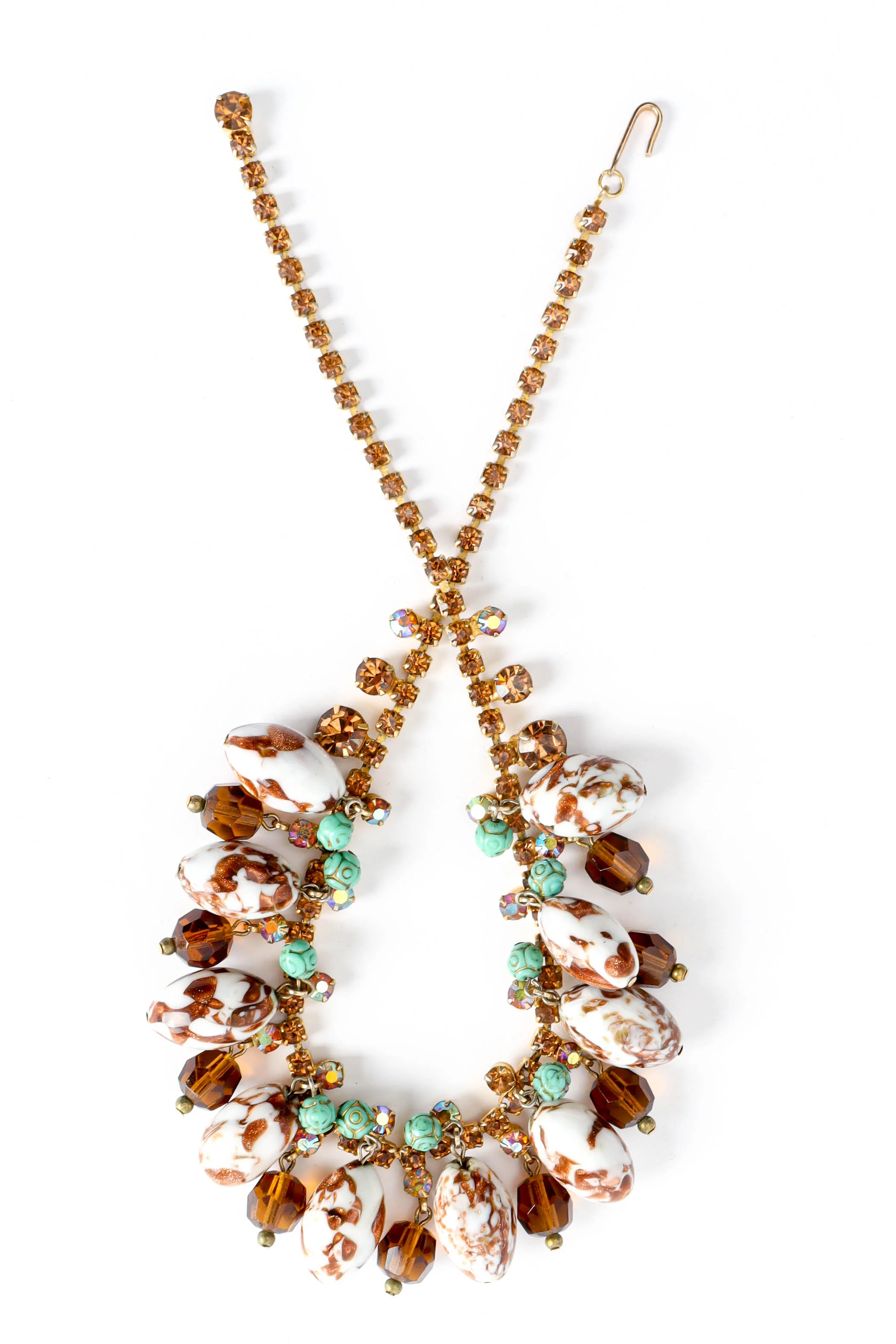 Egg Drop Rhinestone Choker