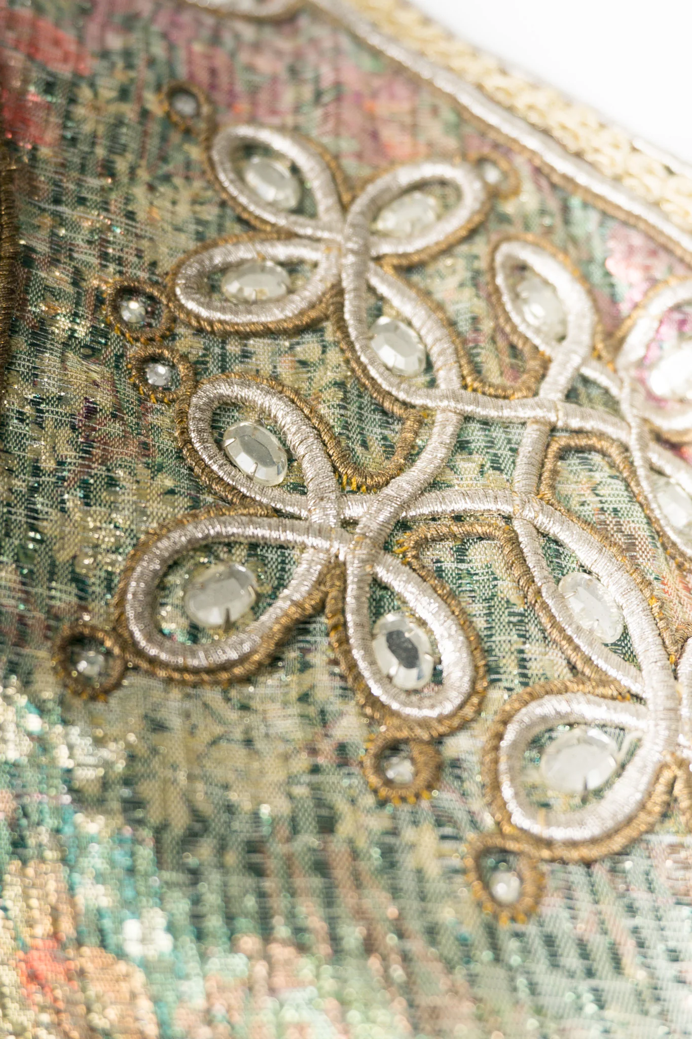 Embellished Lamé Vest & Belt Set - Image 11