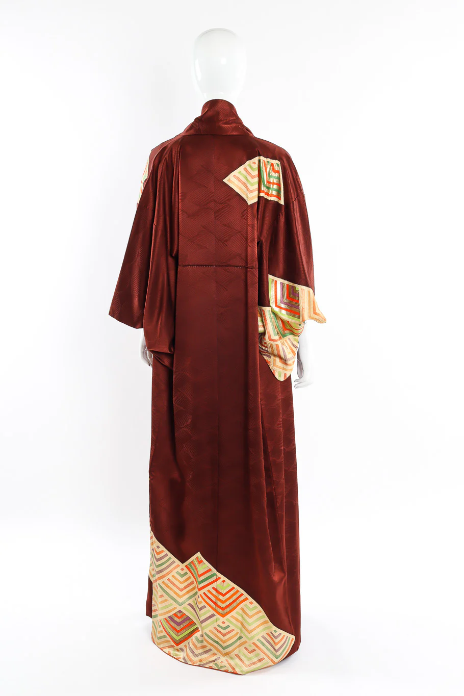 Japanese Embossed Silk Kimono - Image 3