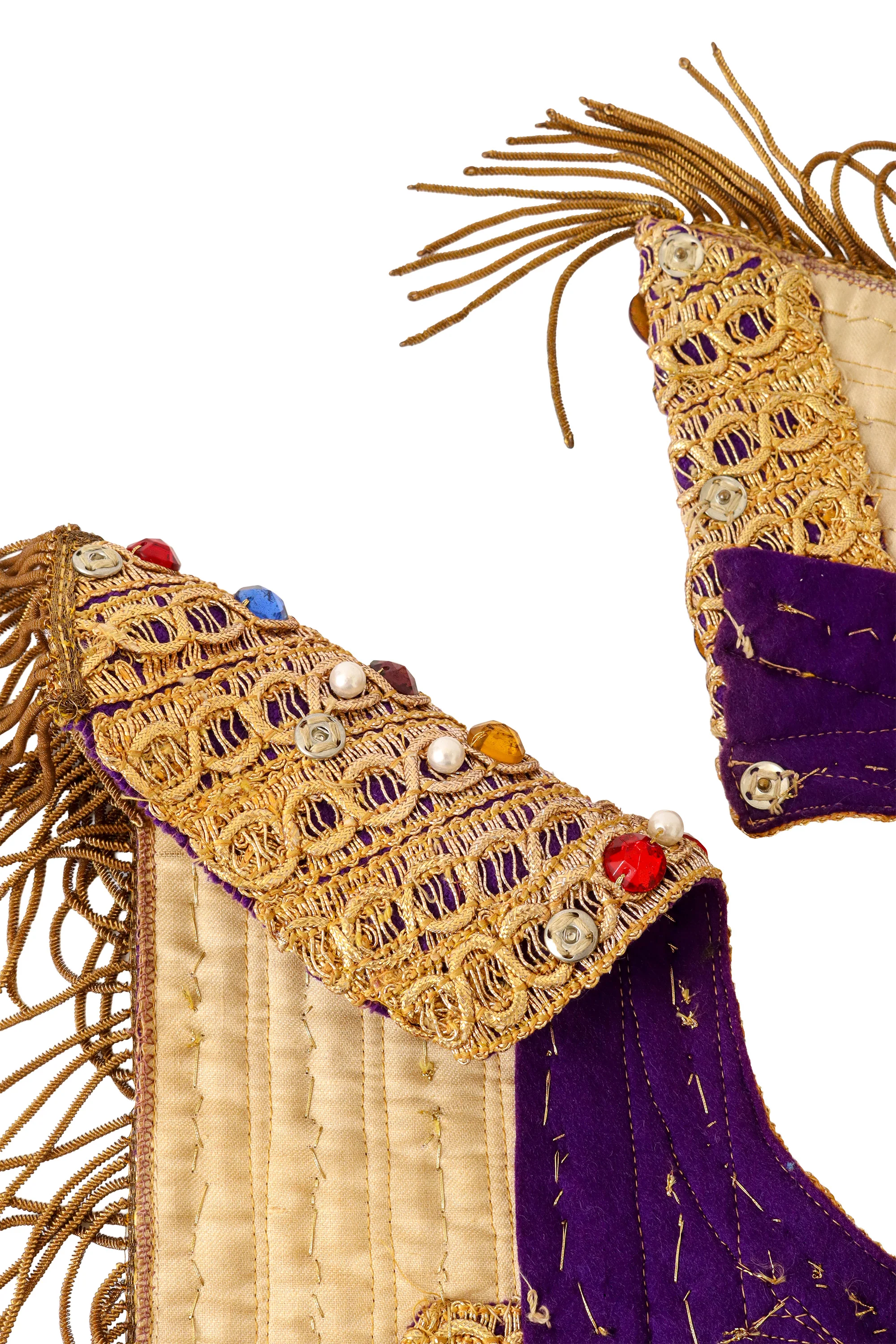 Embroidered Jewel Fringe Collar - Image 5