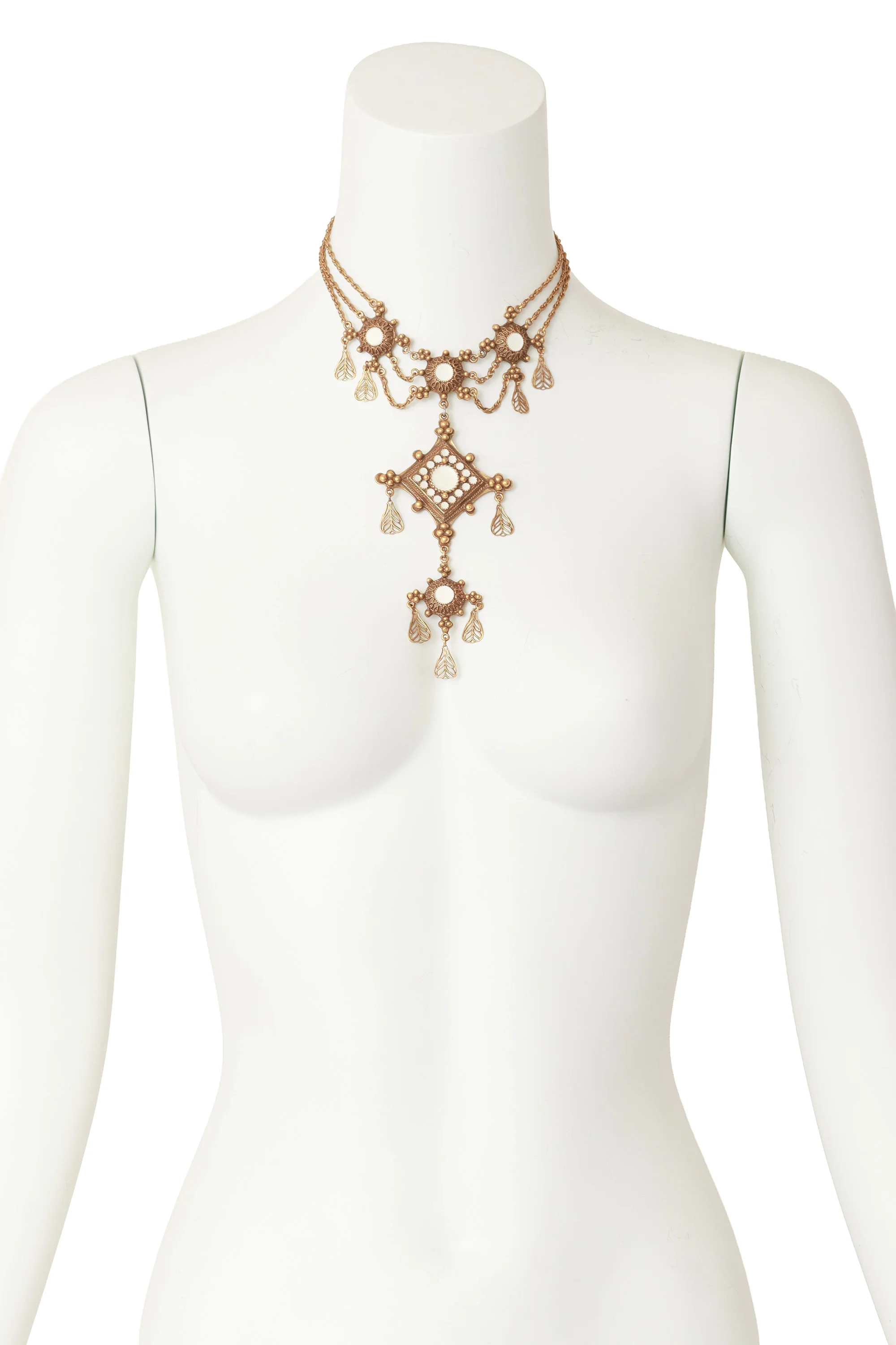 Enamel Filigree Necklace - Image 2