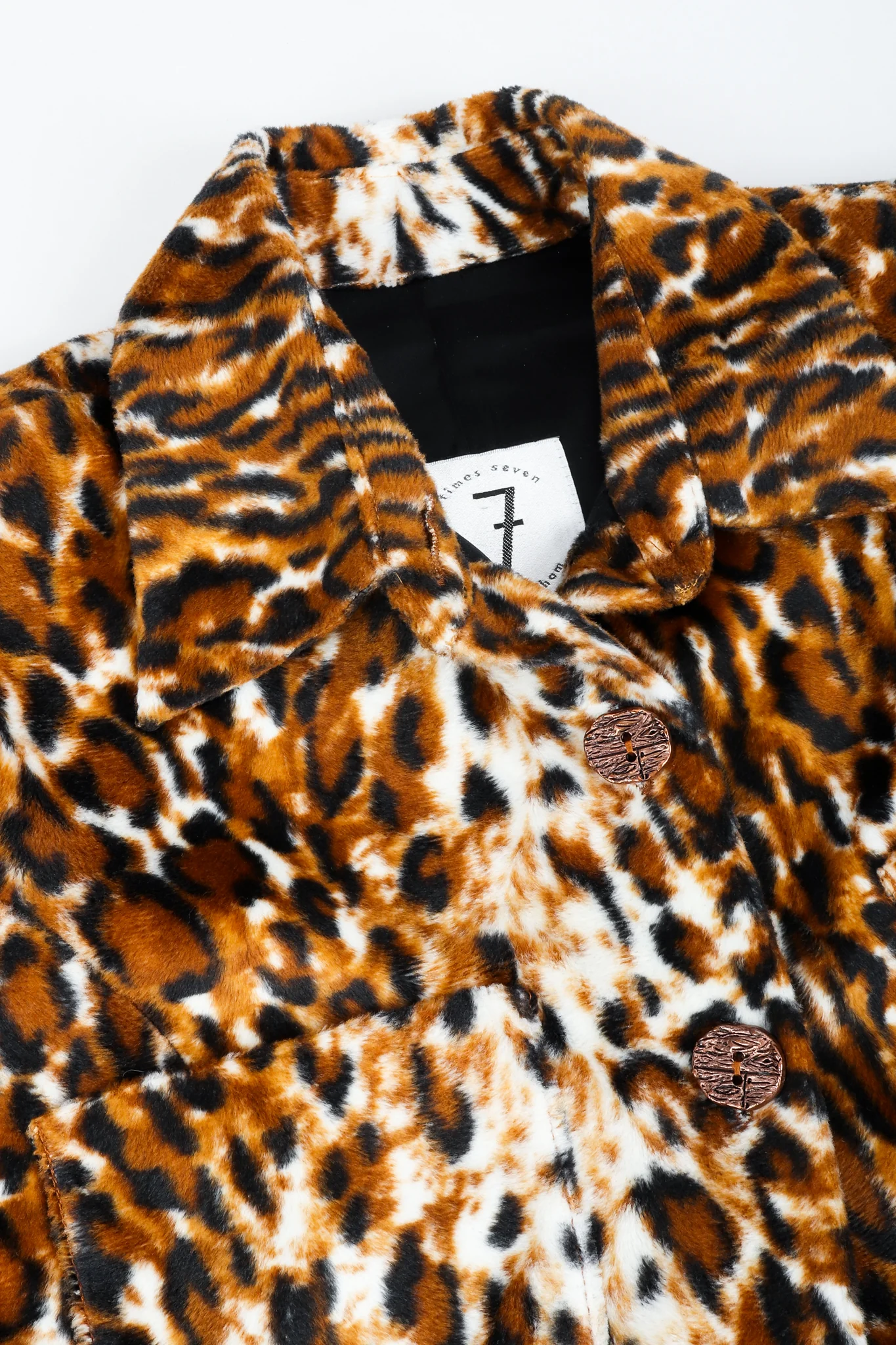 Faux Leopard Fur Jacket - Image 7