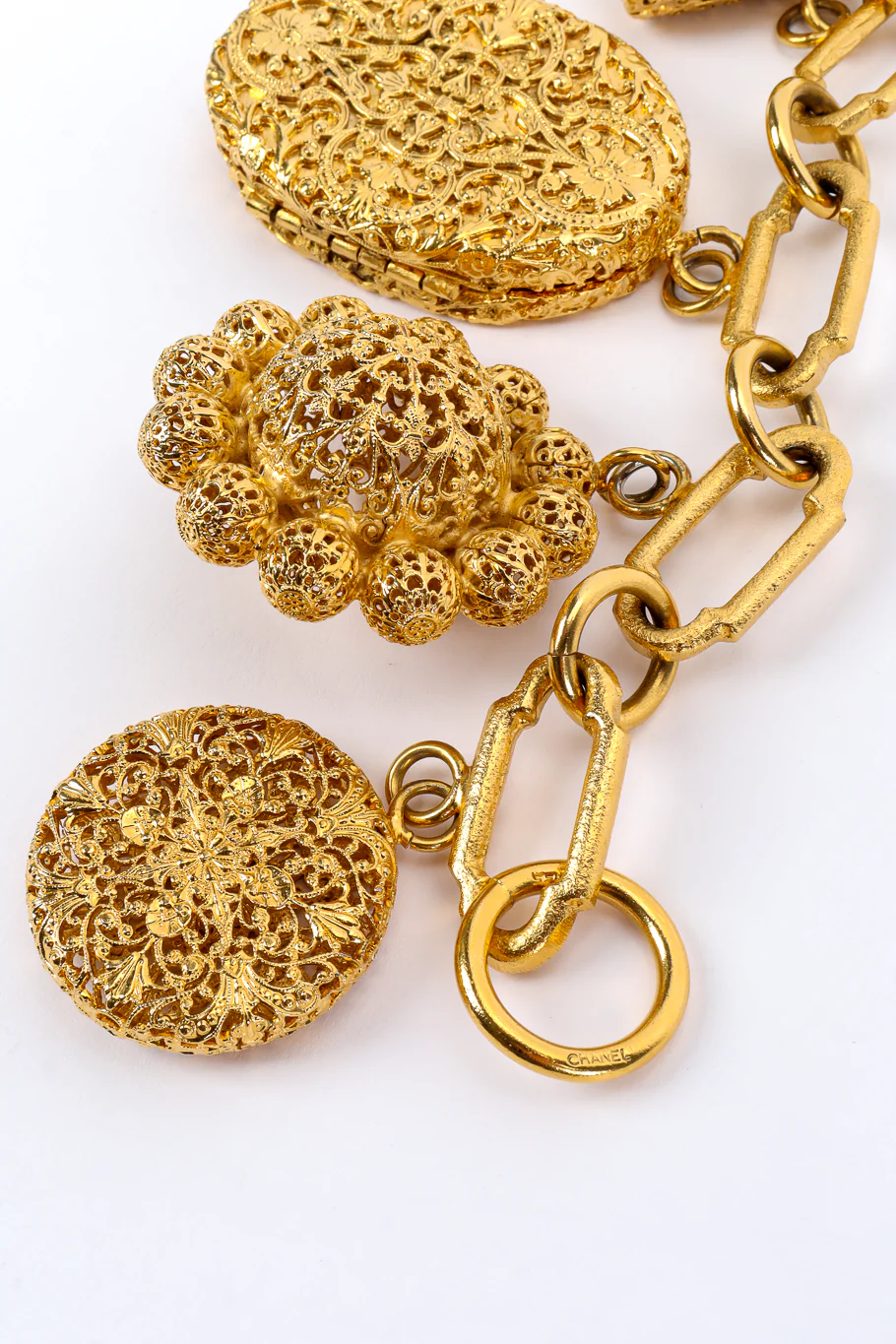Filigree Locket Charm Bracelet - Image 9