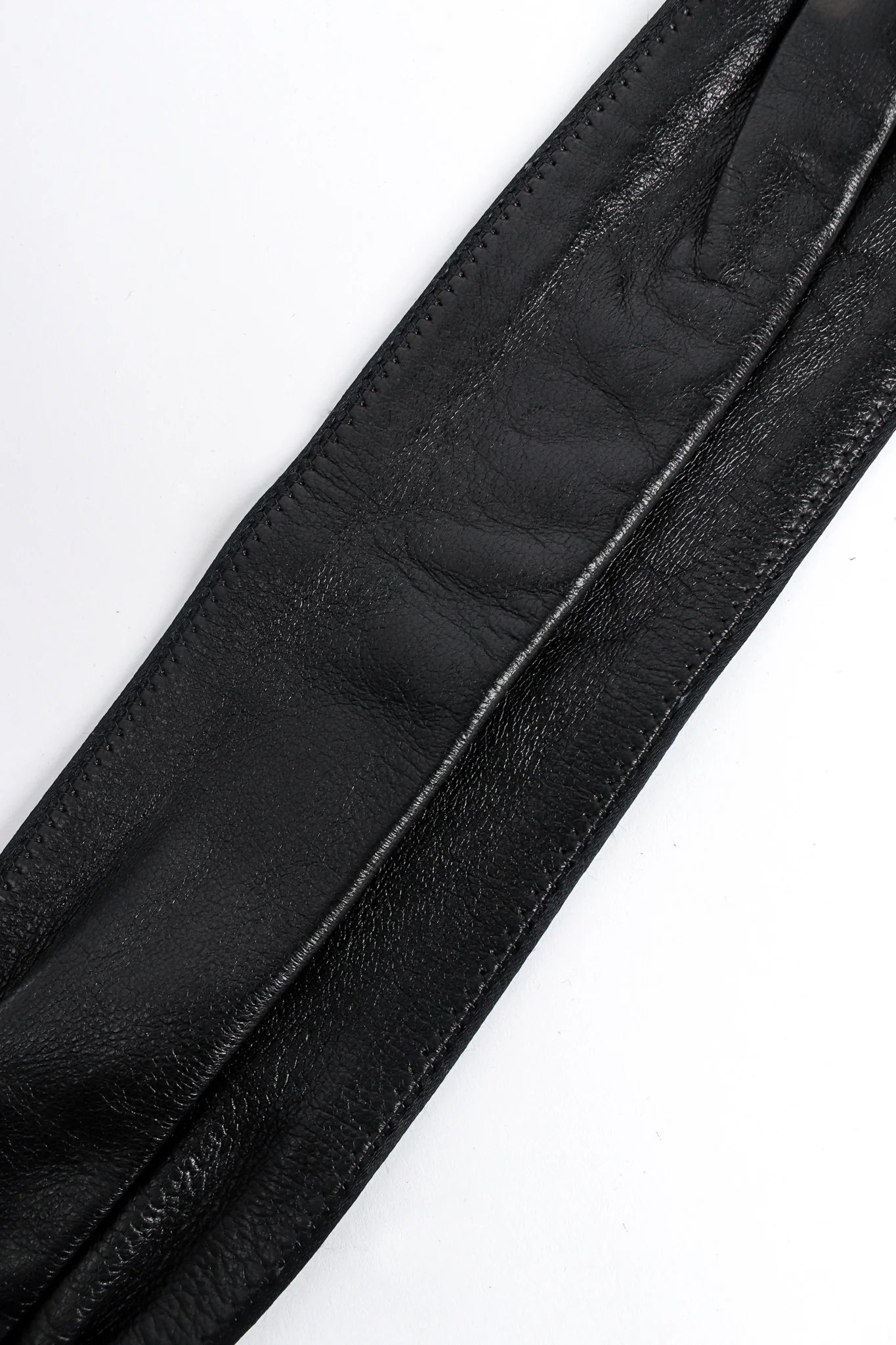 Filigree Sapphire Crystal Leather Sash Belt - Image 8