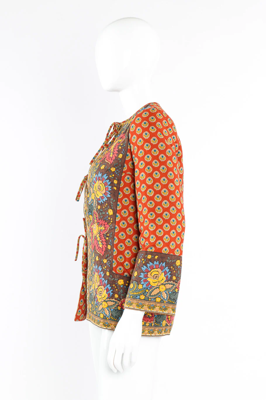 Floral Print Quilted Jacket - Image 3