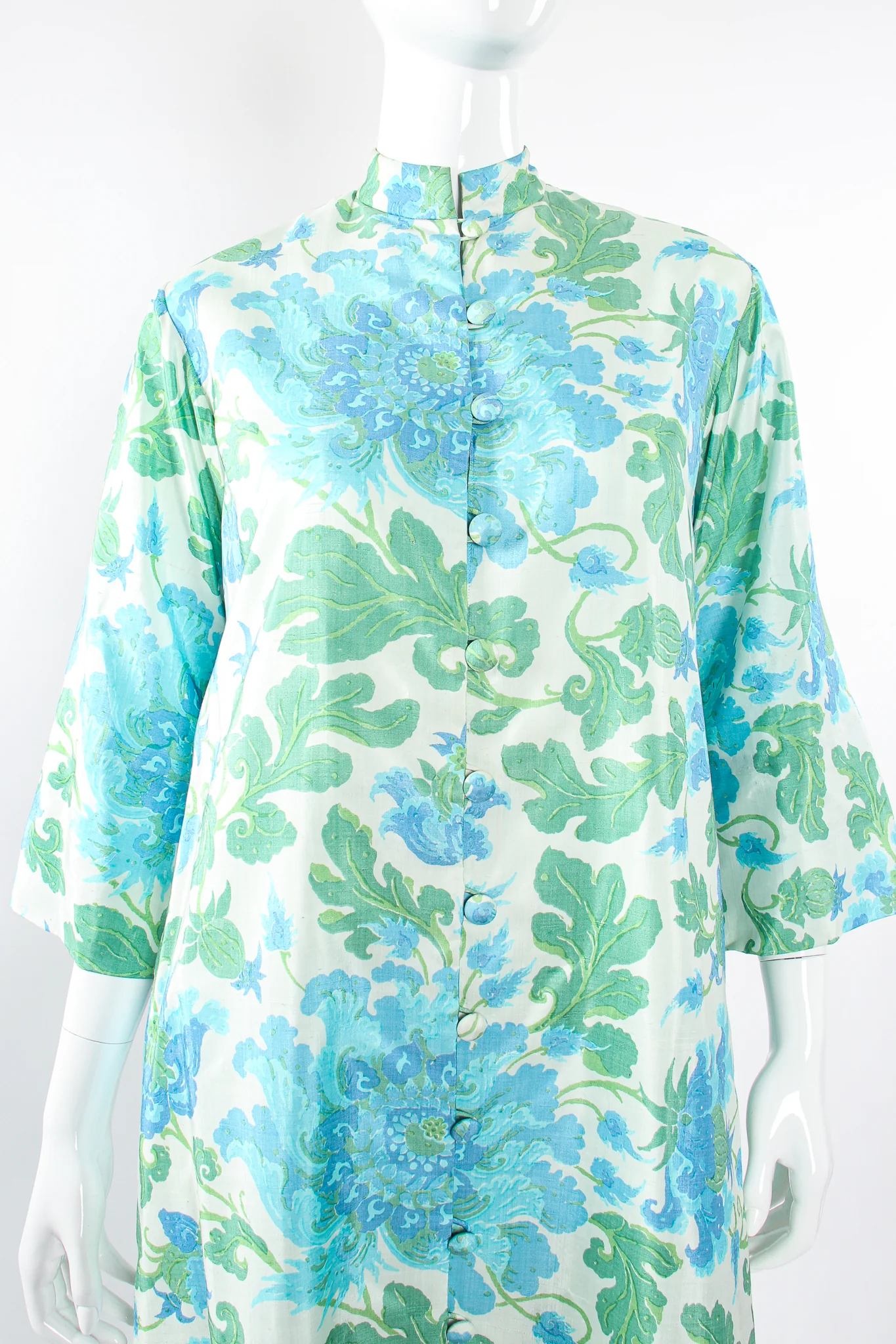Floral Thai Silk Duster - Image 4