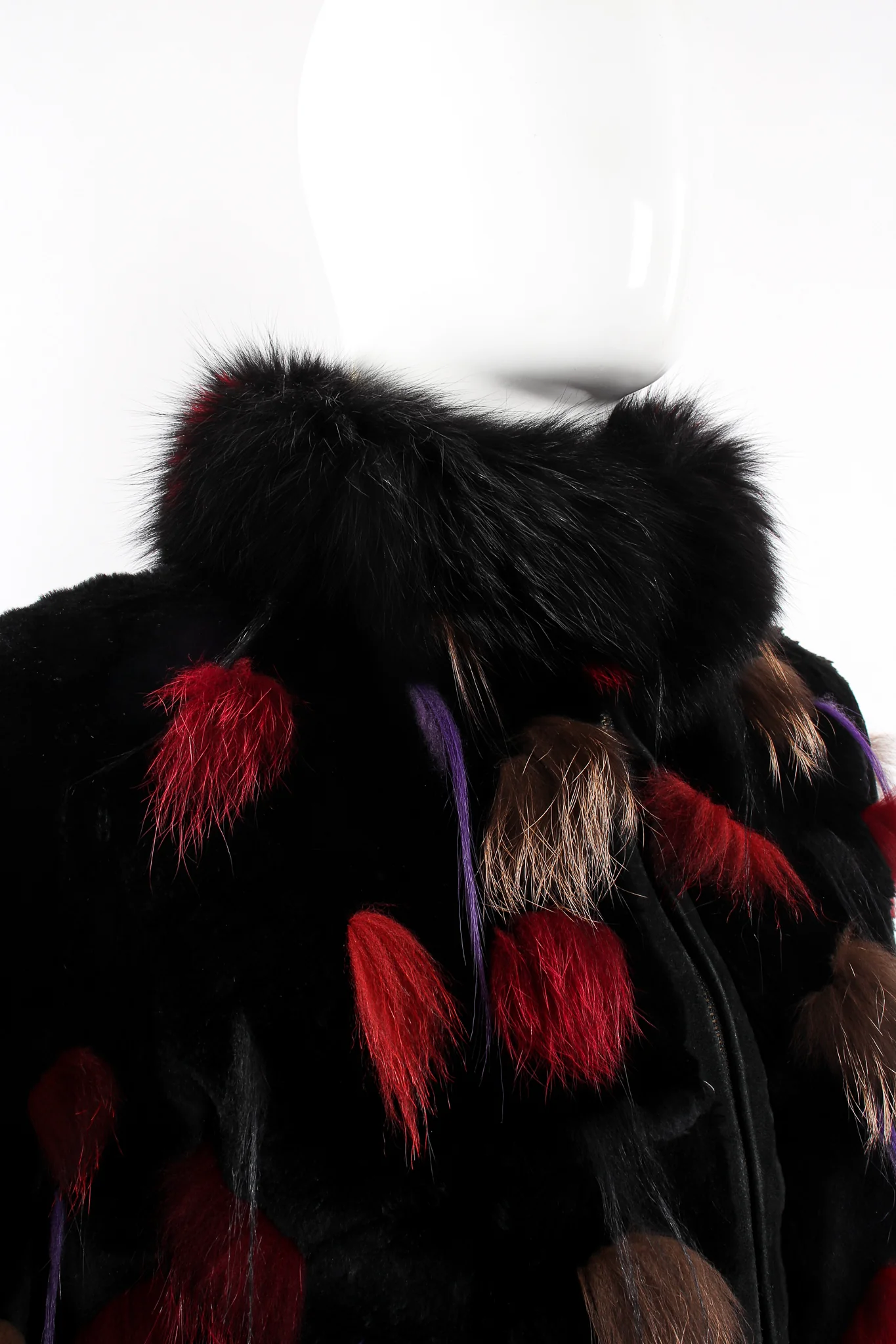 Fur Pom Puff Jacket - Image 4