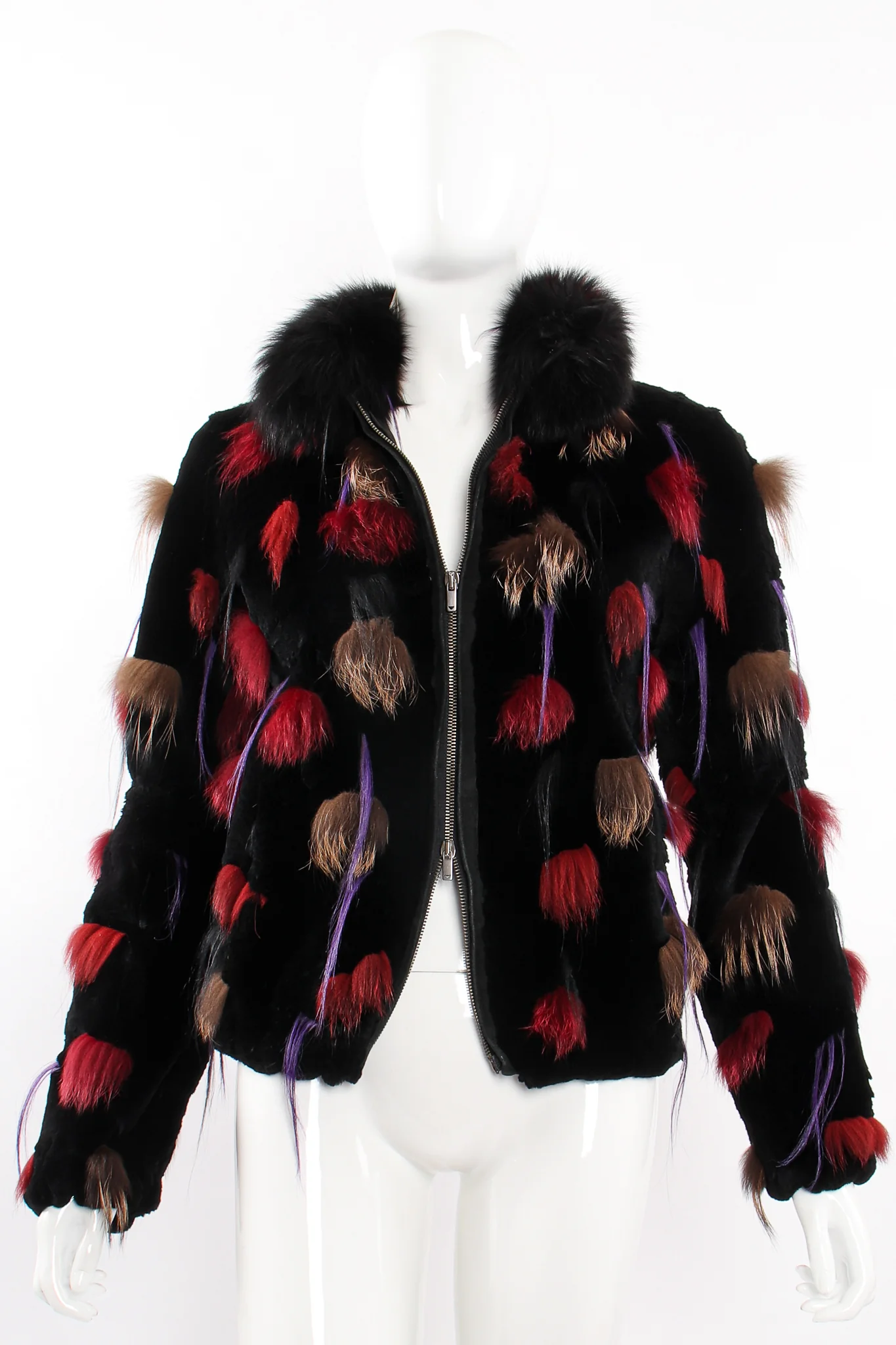 Fur Pom Puff Jacket - Image 7