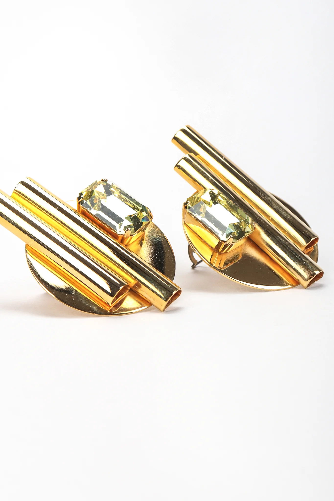 Geometric Button Earrings - Image 6