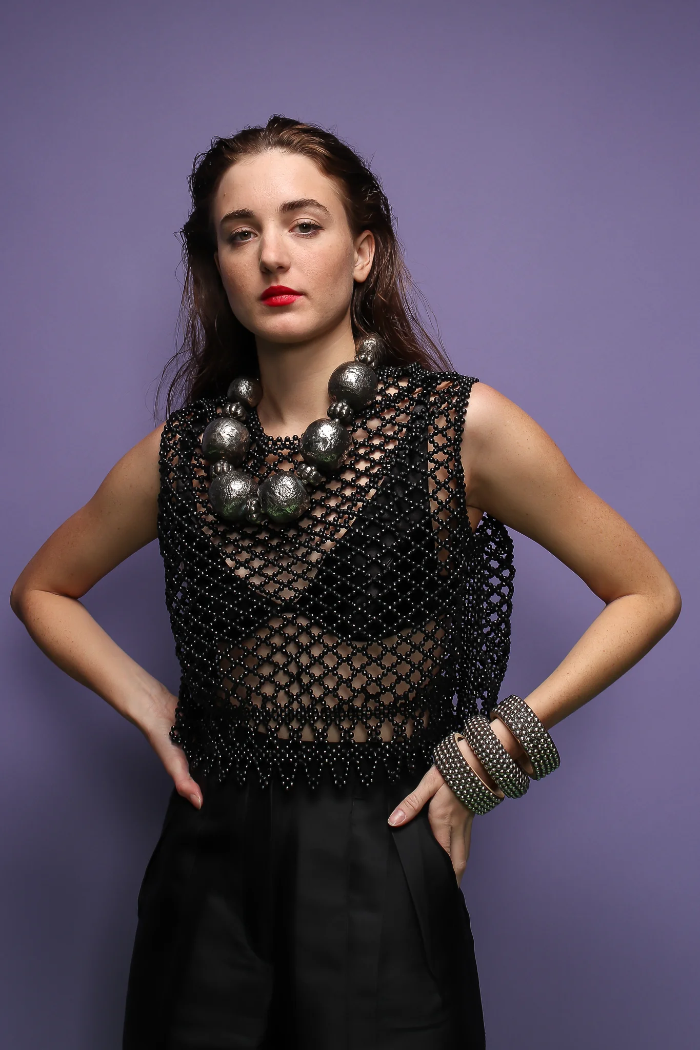 Hammered Ball Collar - Image 4
