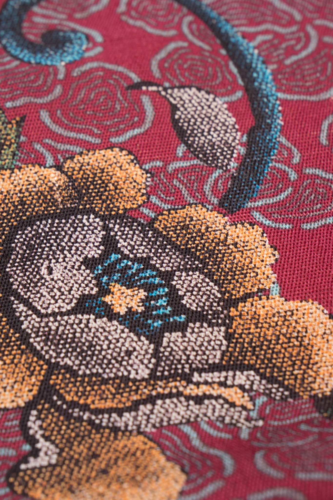 Japanese Floral Rose Blossom Kimono - Image 10