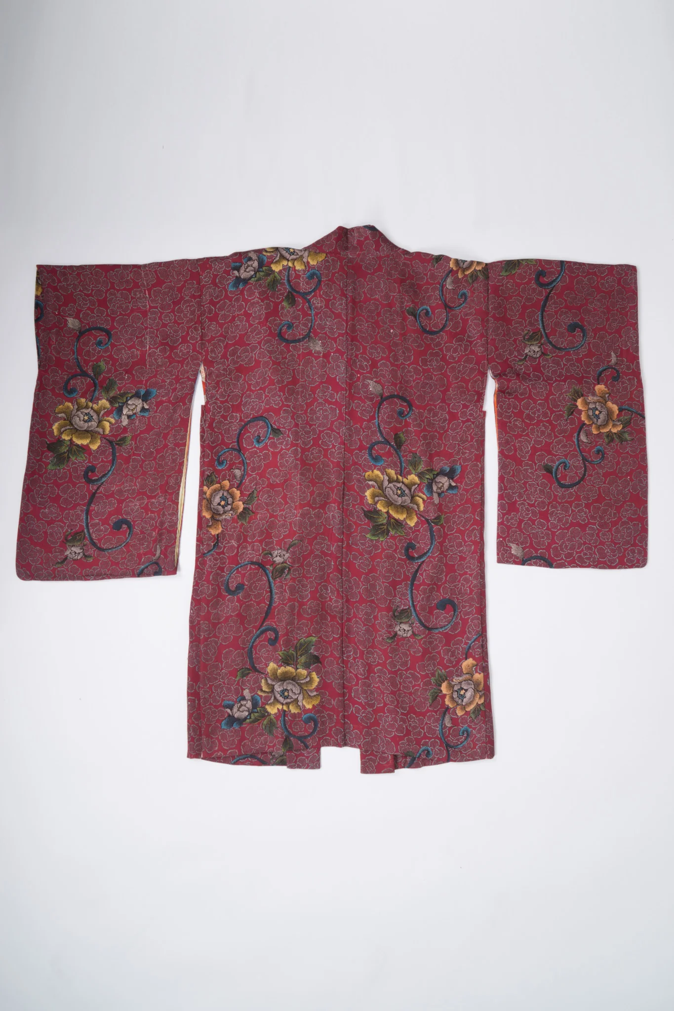 Japanese Floral Rose Blossom Kimono - Image 13