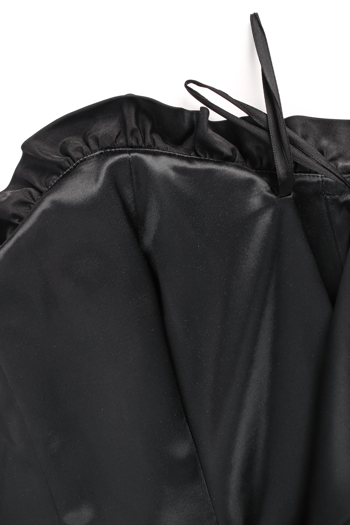 Lace Checker Silk Taffeta Dress - Image 8