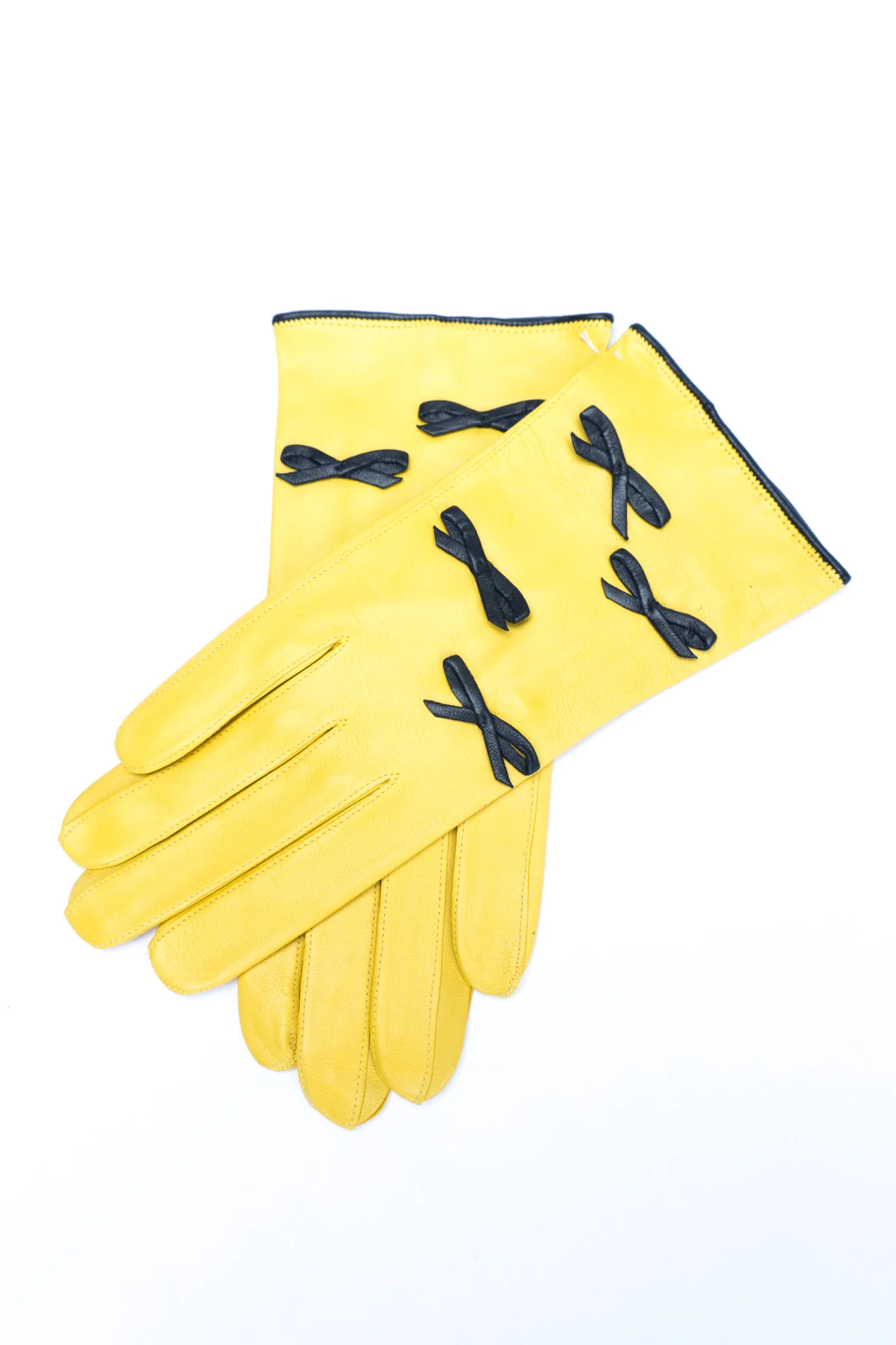 Leather Bow Gloves - Image 8