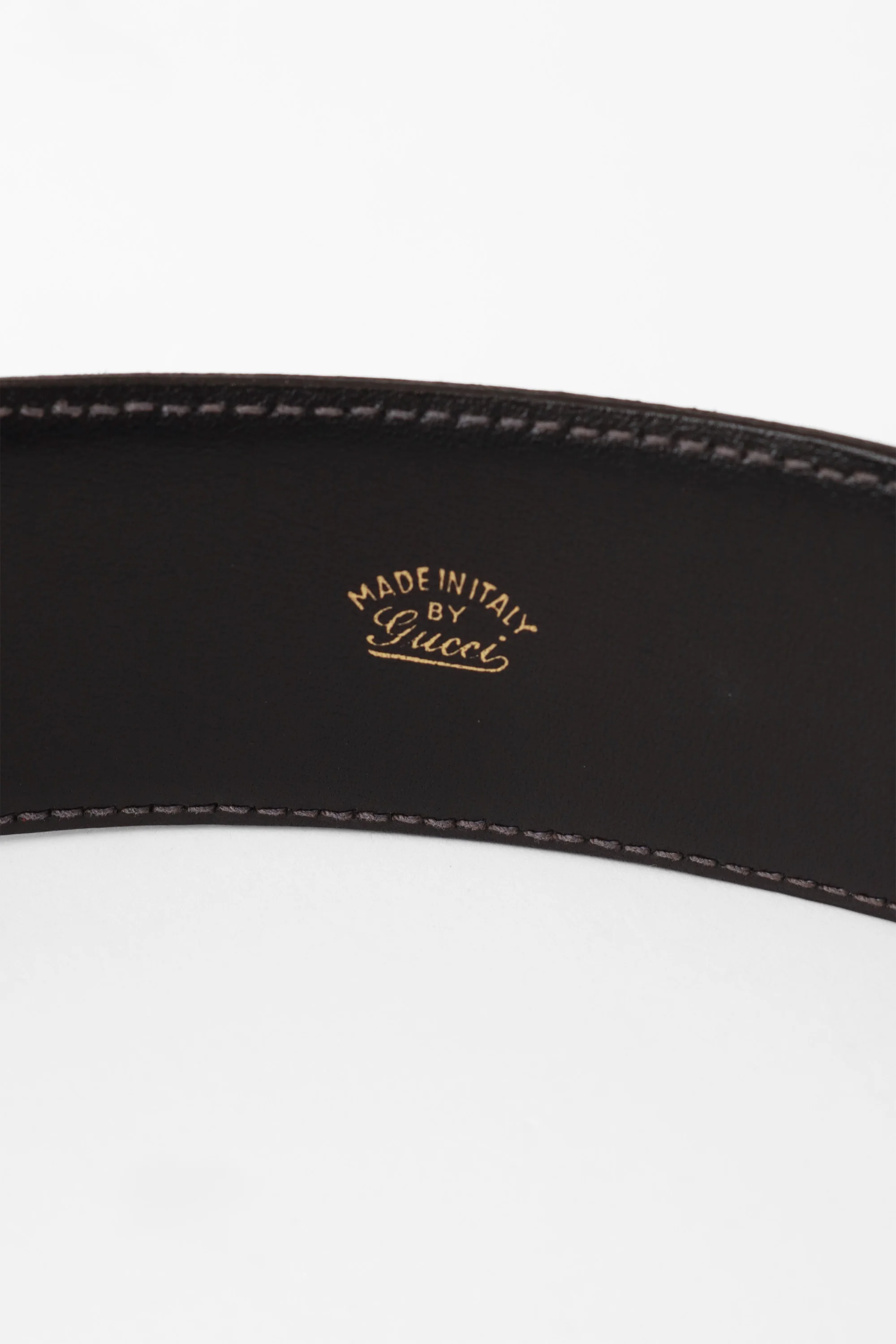 Leather Enamel Logo Belt - Image 6