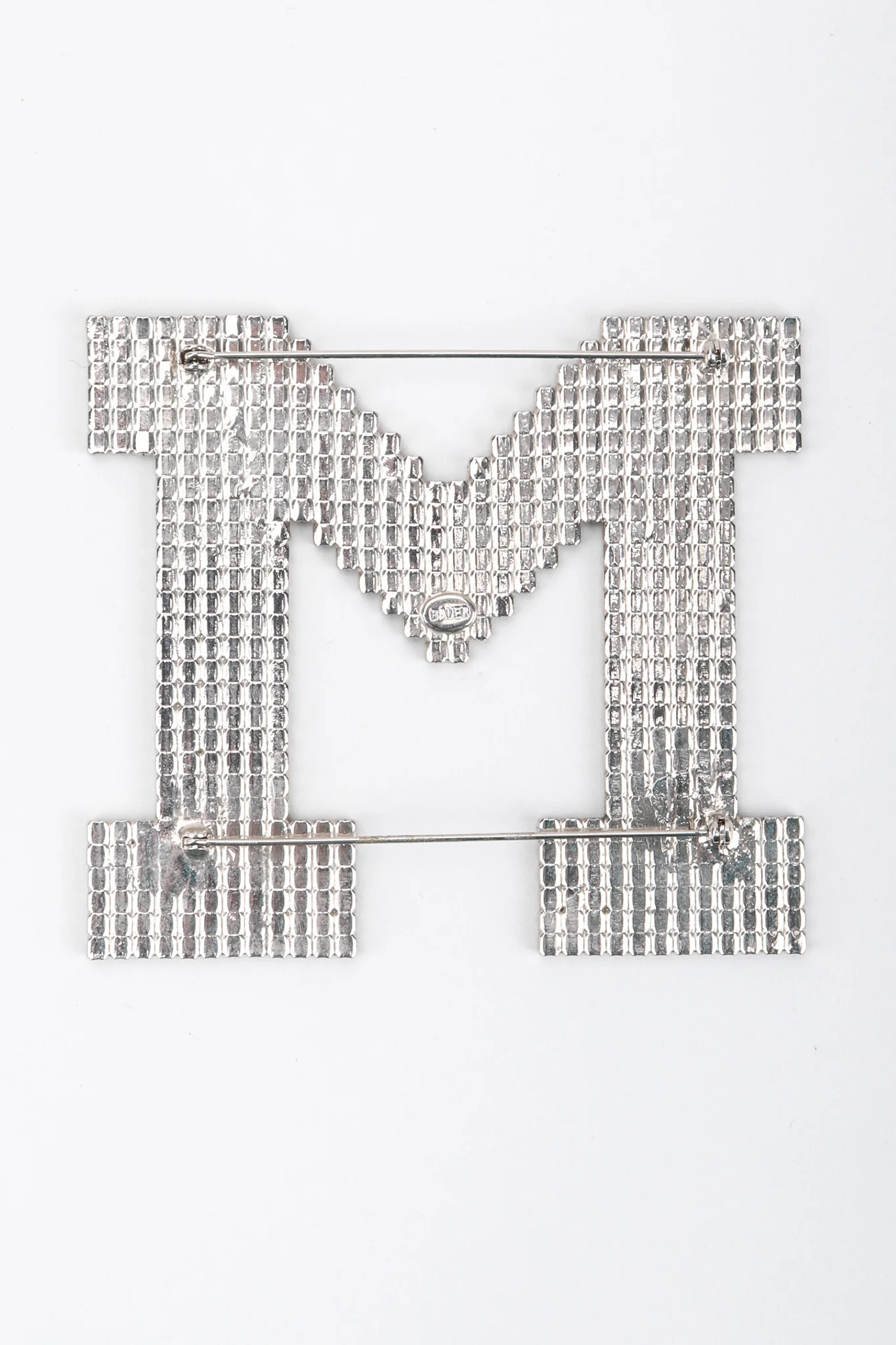 M Rhinestone Pin - Image 2