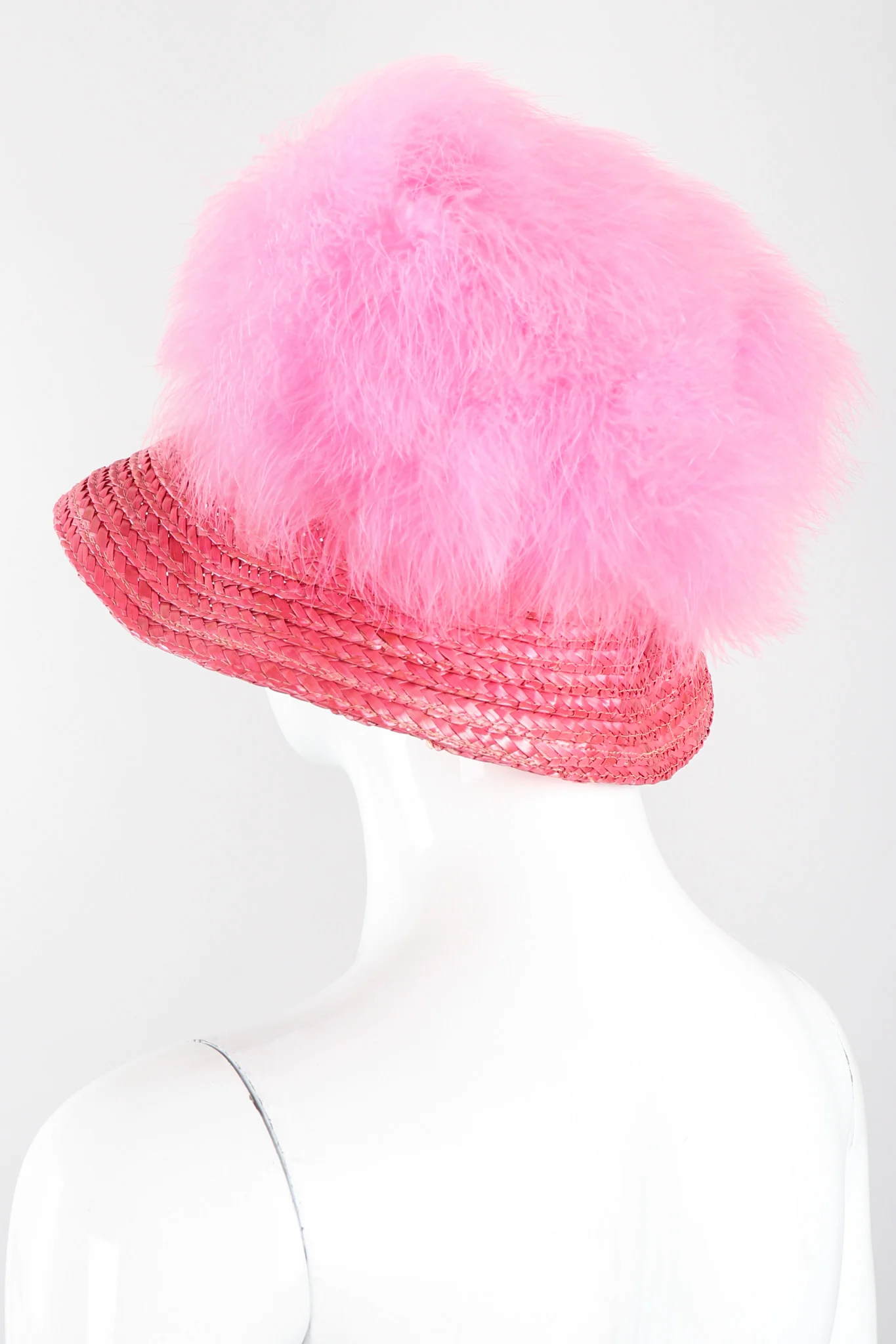Marabou Bubblegum Puff Hat - Image 6