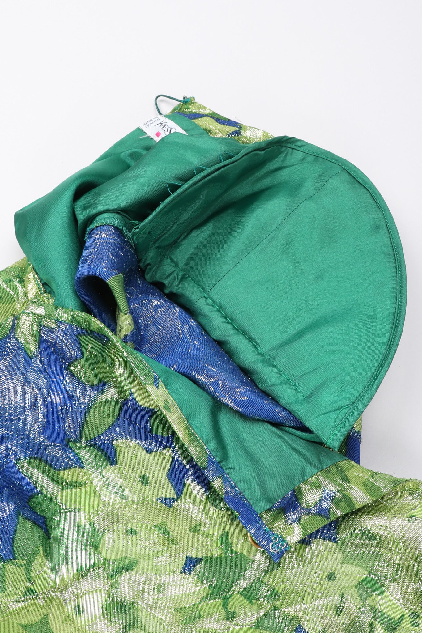 Metallic Lamé Leaf Dress - Image 14