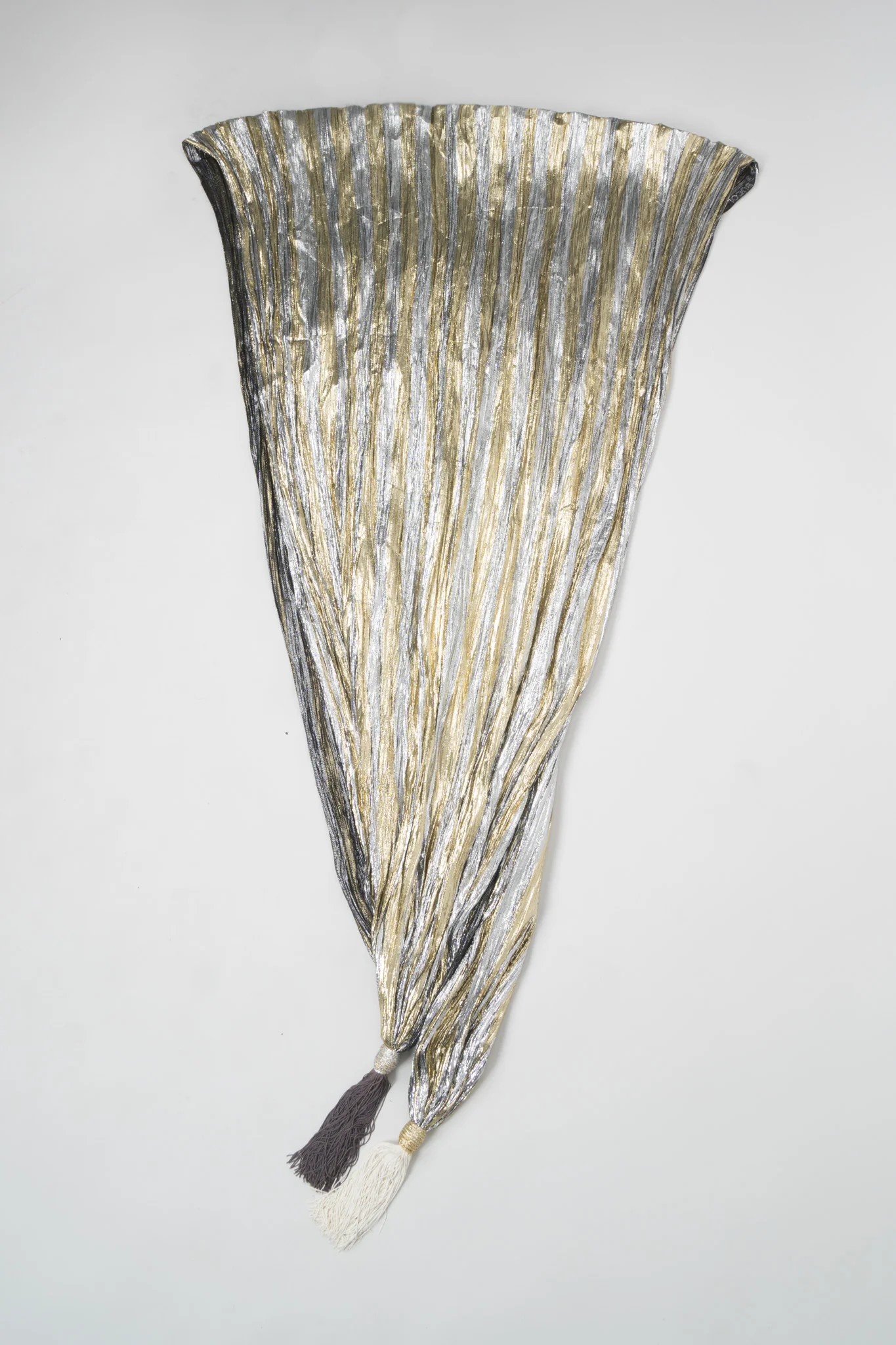 Metallic Lamé Tassel Scarf Wrap - Image 8