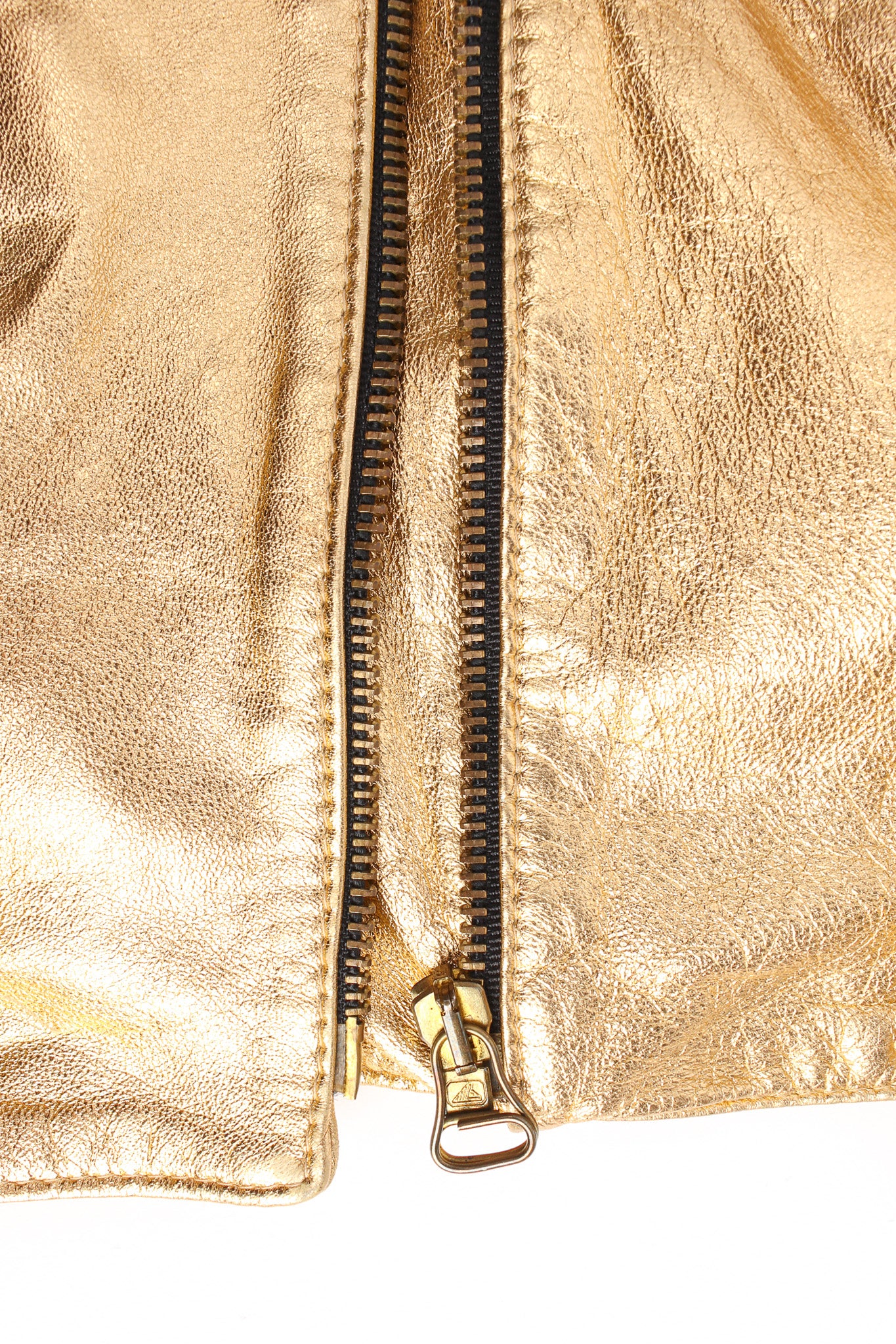 Metallic Leather Jacket - Image 11