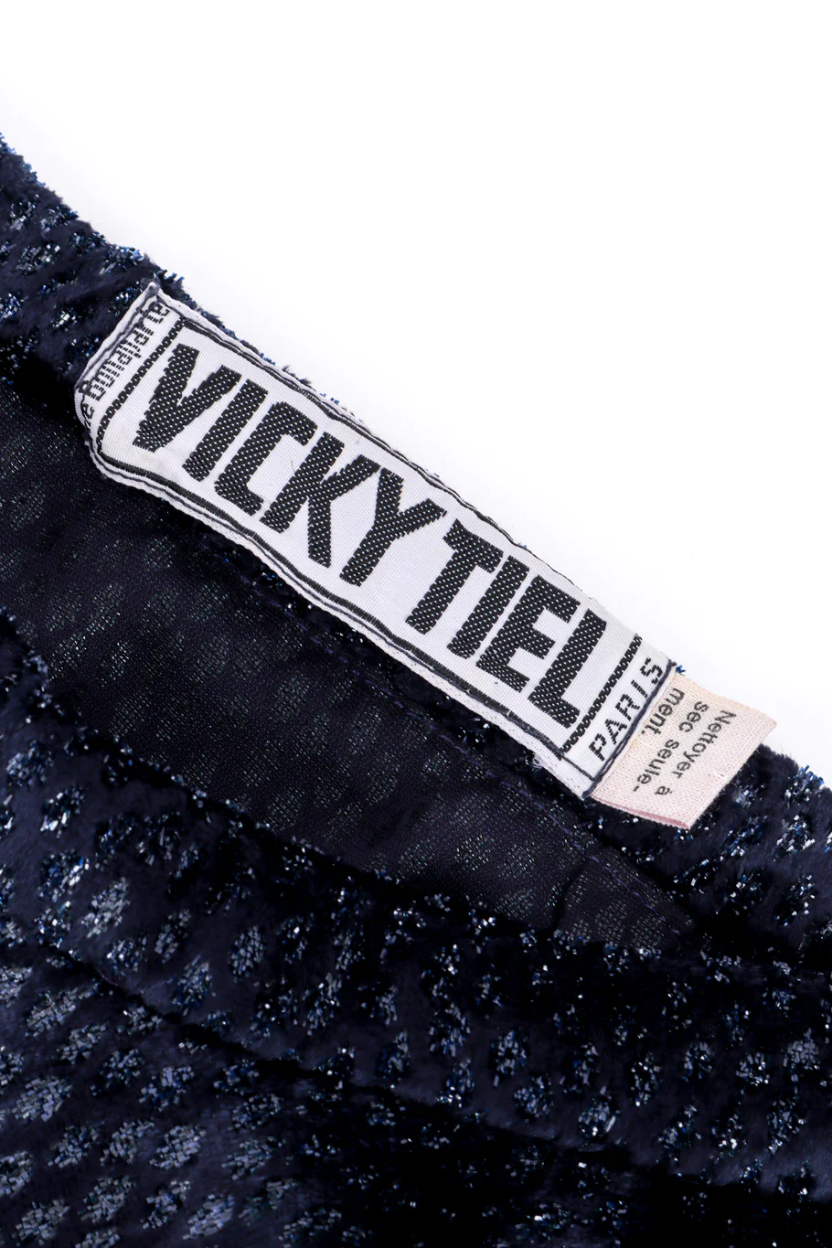 Metallic Silk Velvet Skirt - Image 8