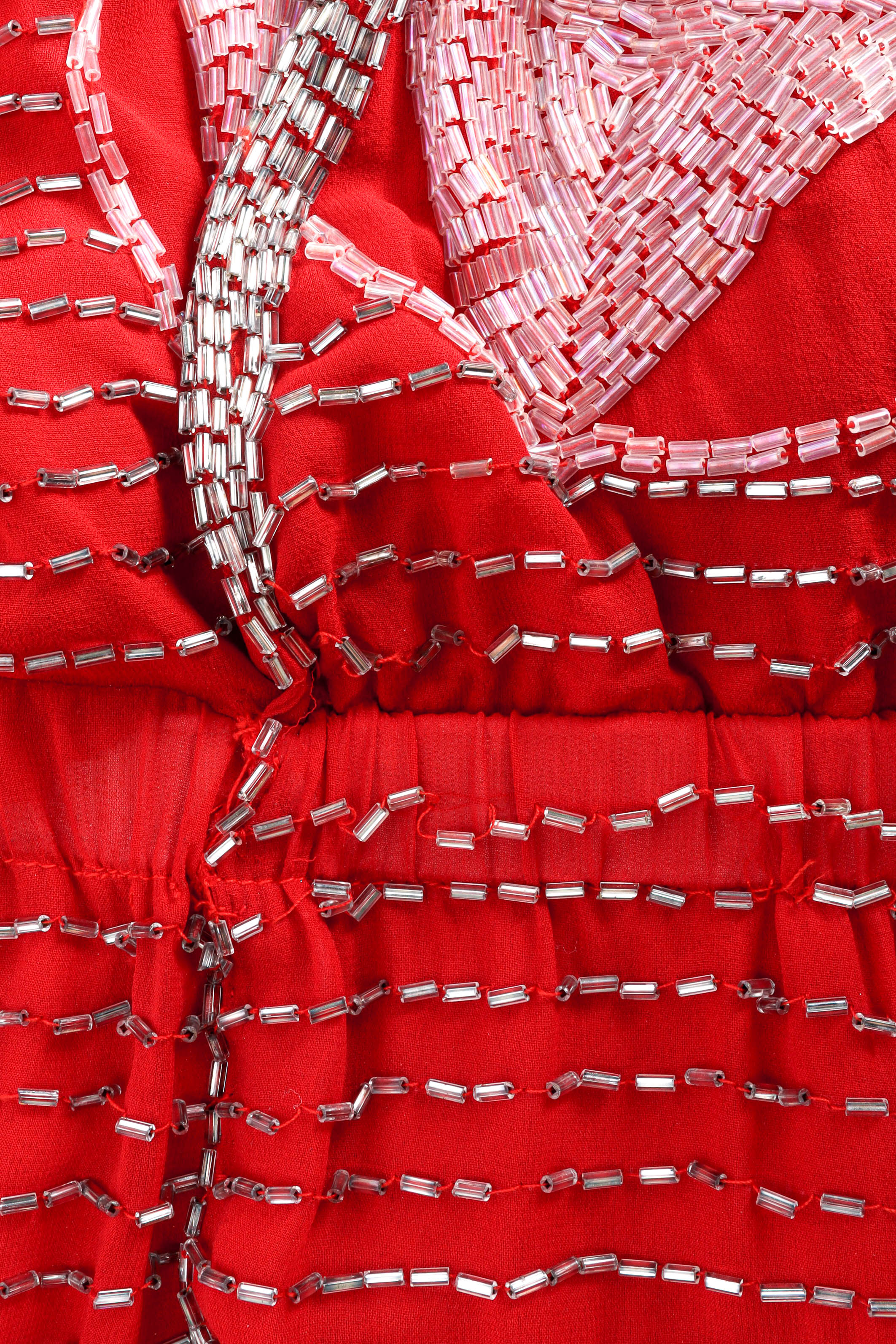 Geometric Beaded Shift Dress - Image 14
