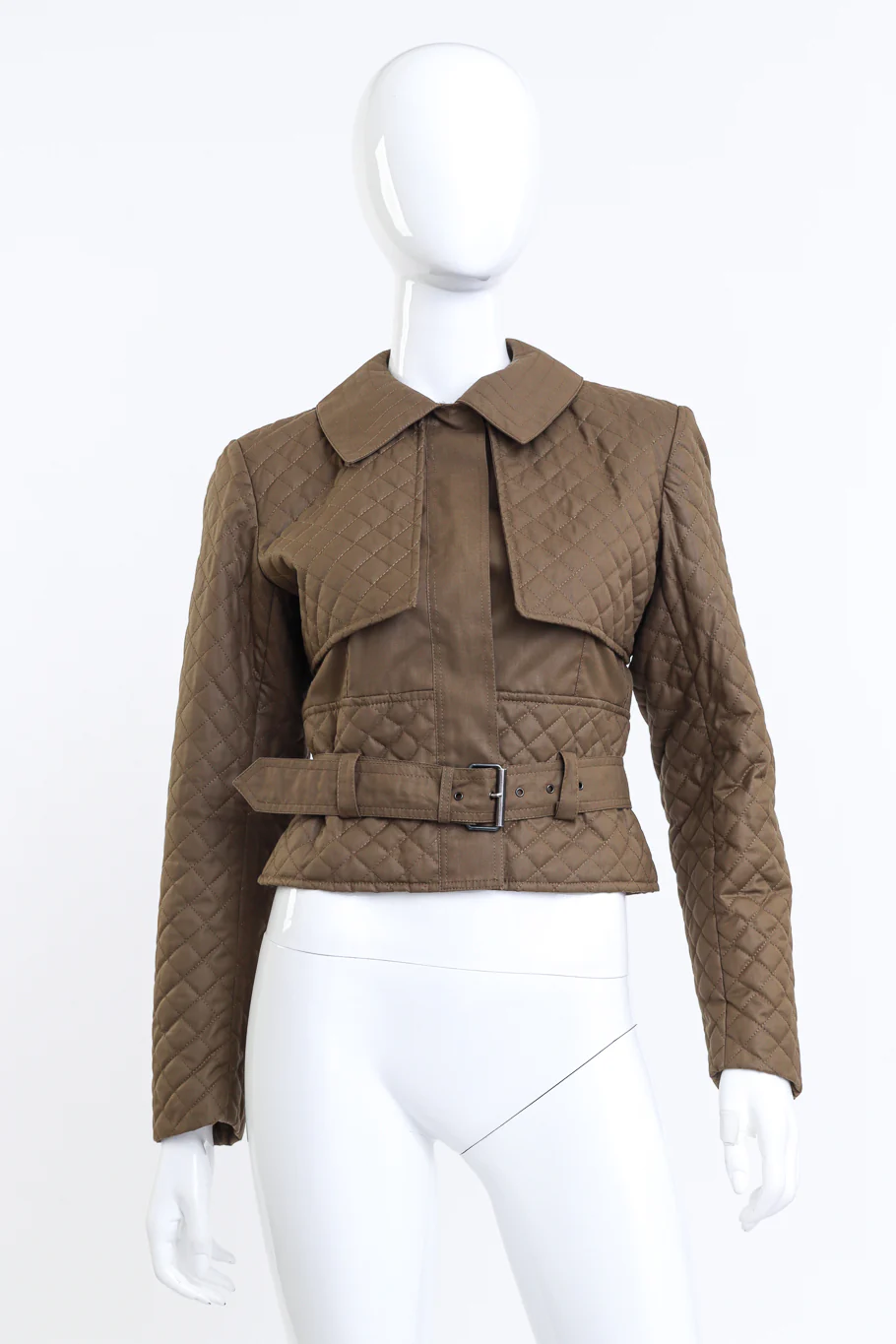 Quilt Stitch Cropped Jacket