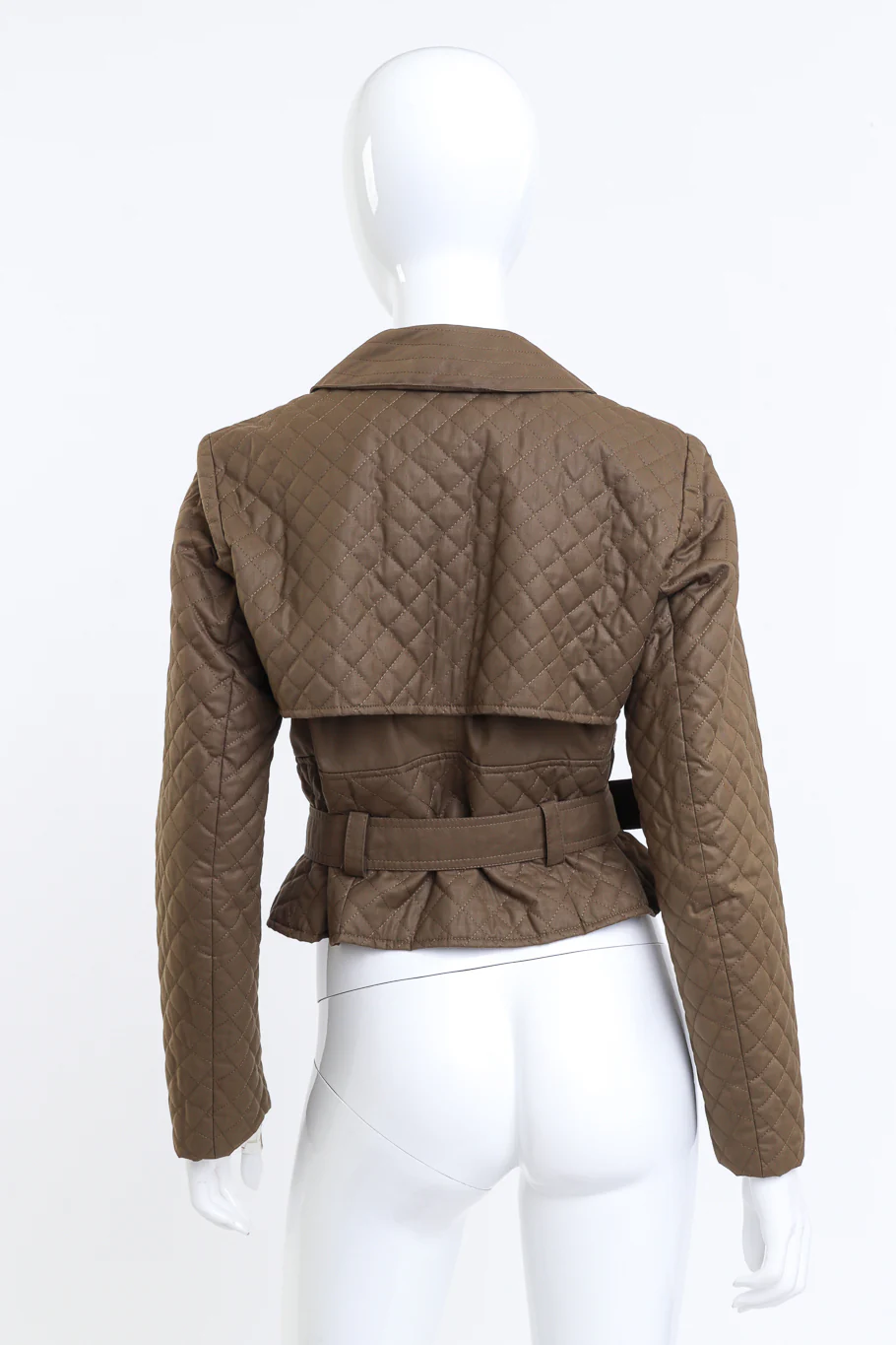Quilt Stitch Cropped Jacket - Image 3