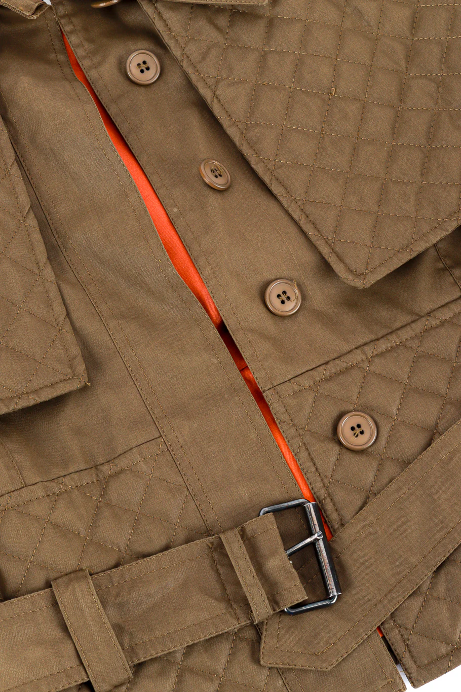 Quilt Stitch Cropped Jacket - Image 8