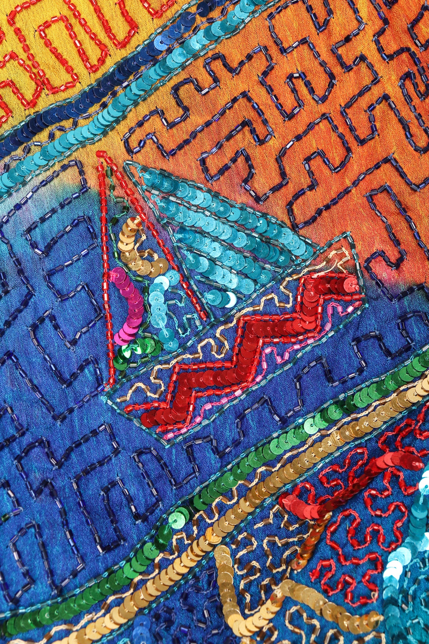 Rainbow Beaded Swing Coat - Image 15