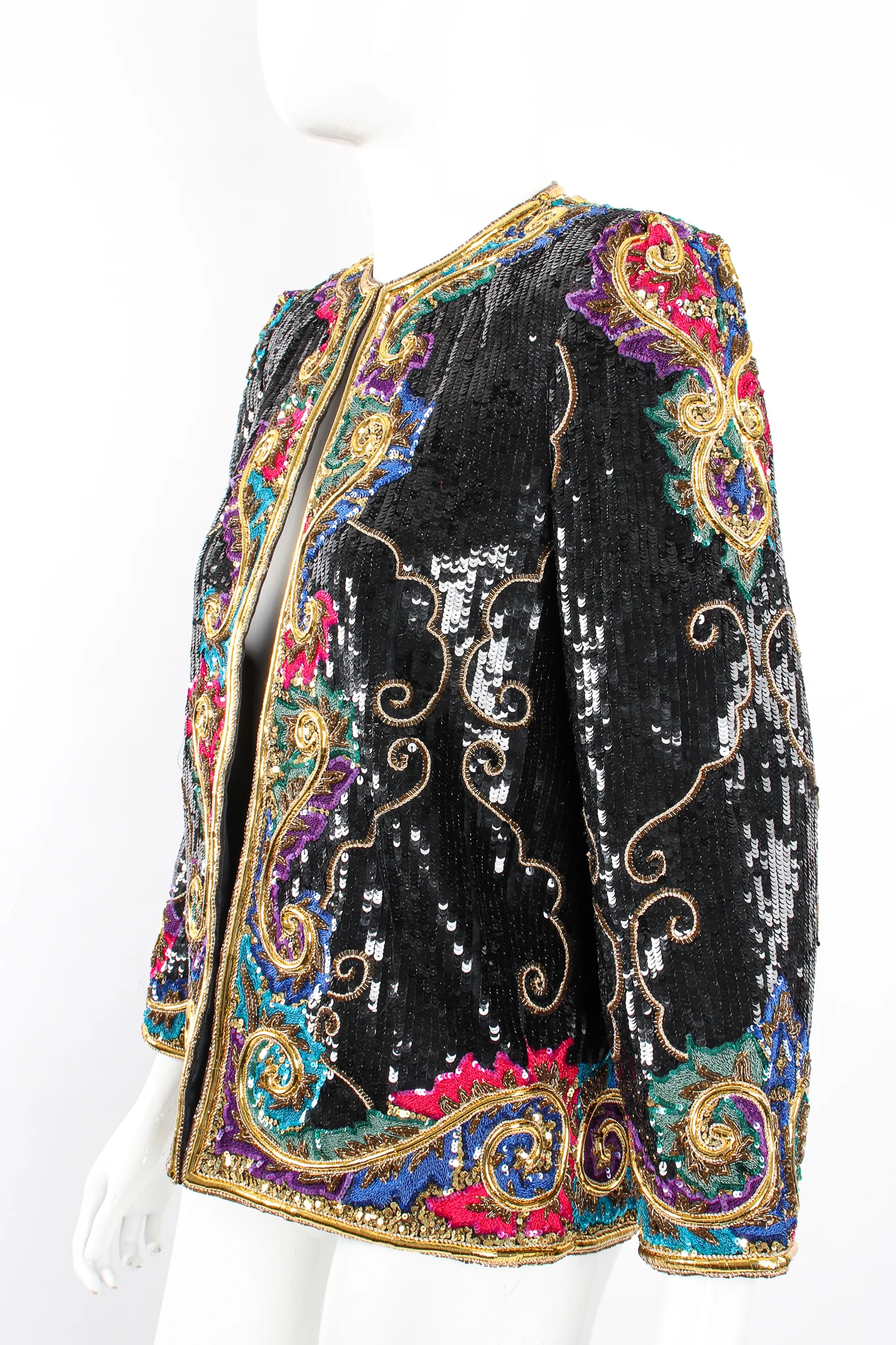 Raised Sequin Flourish Jacket - Image 6