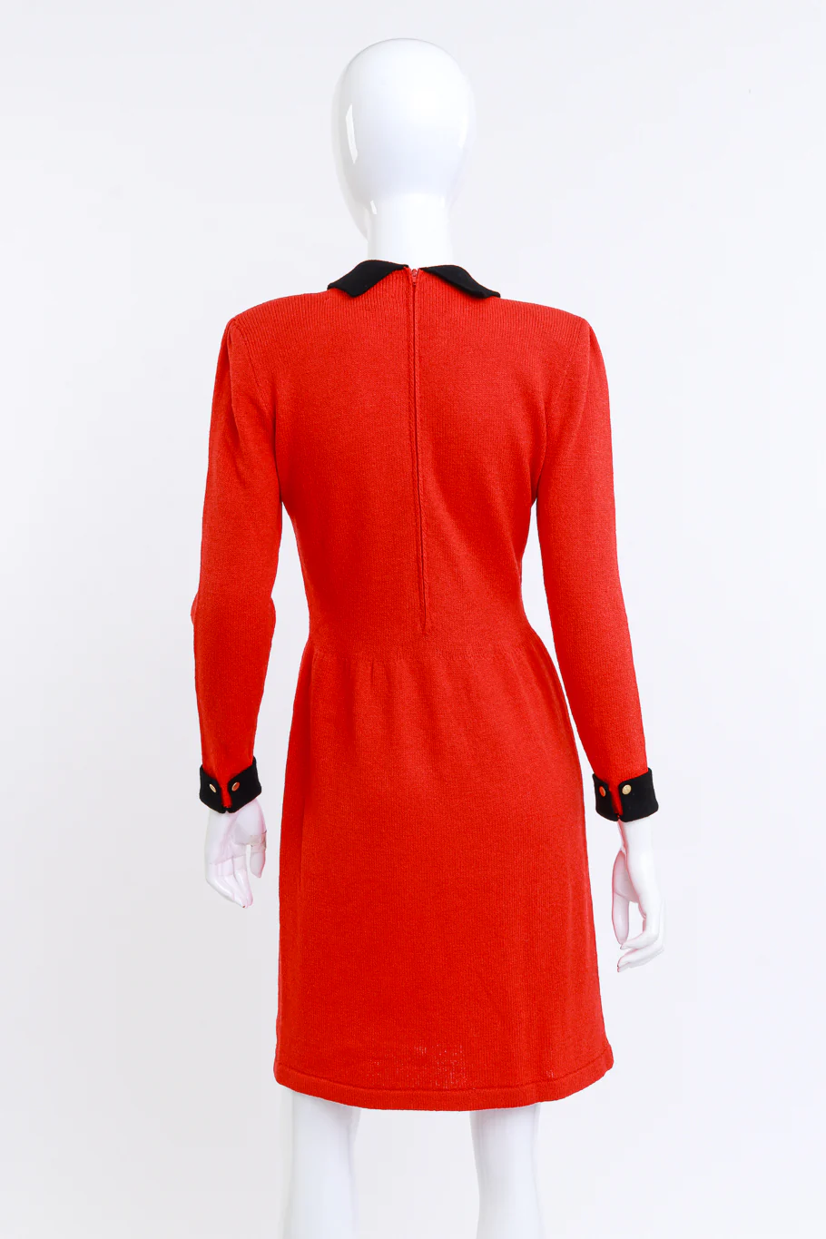 Reagan Red Knit Dress - Image 4