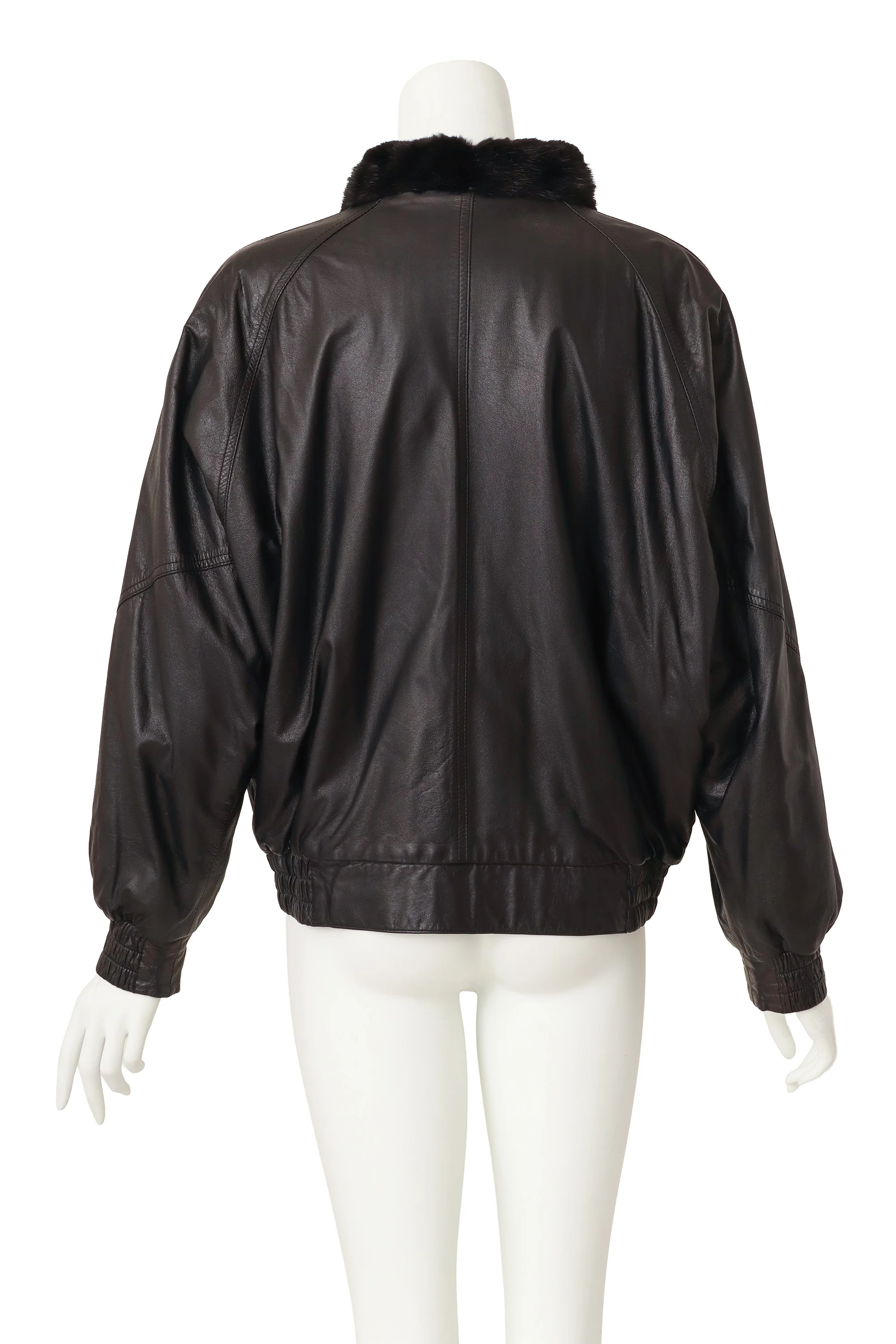 Reversible Fur & Leather Jacket - Image 8