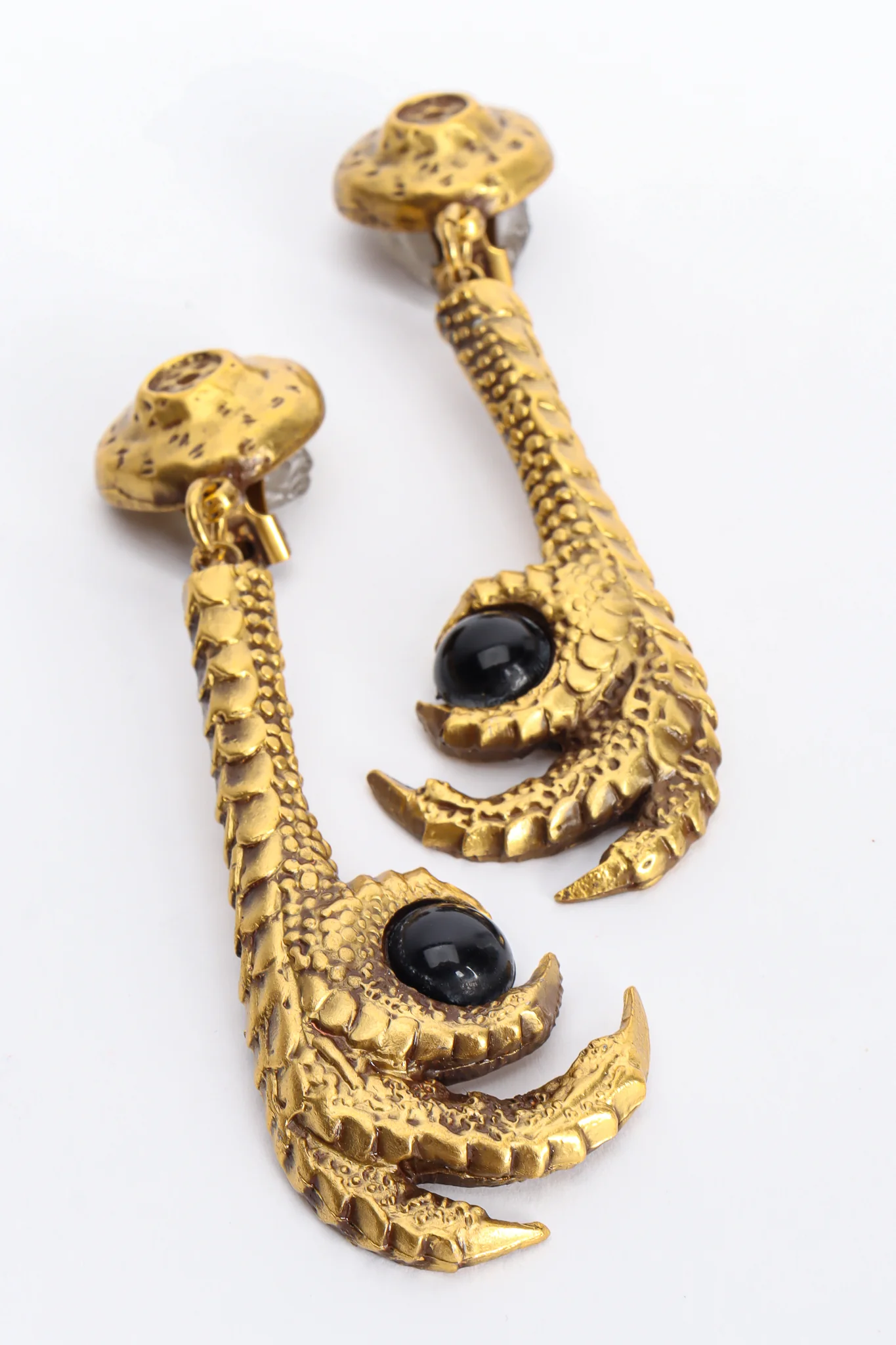 Rooster Claw Bead Drop Earrings - Image 5