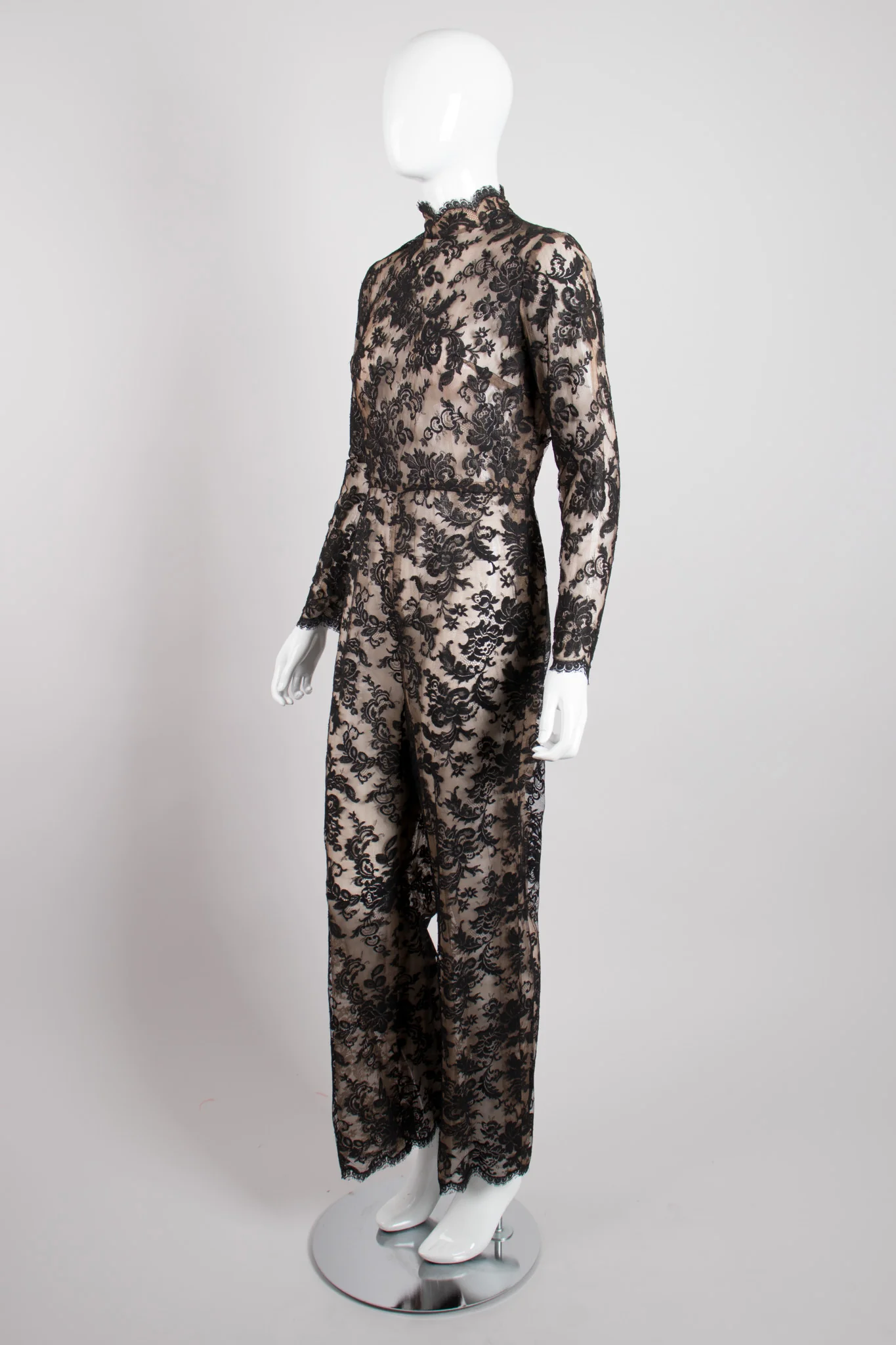 Sheer Lace Jumpsuit - Image 3