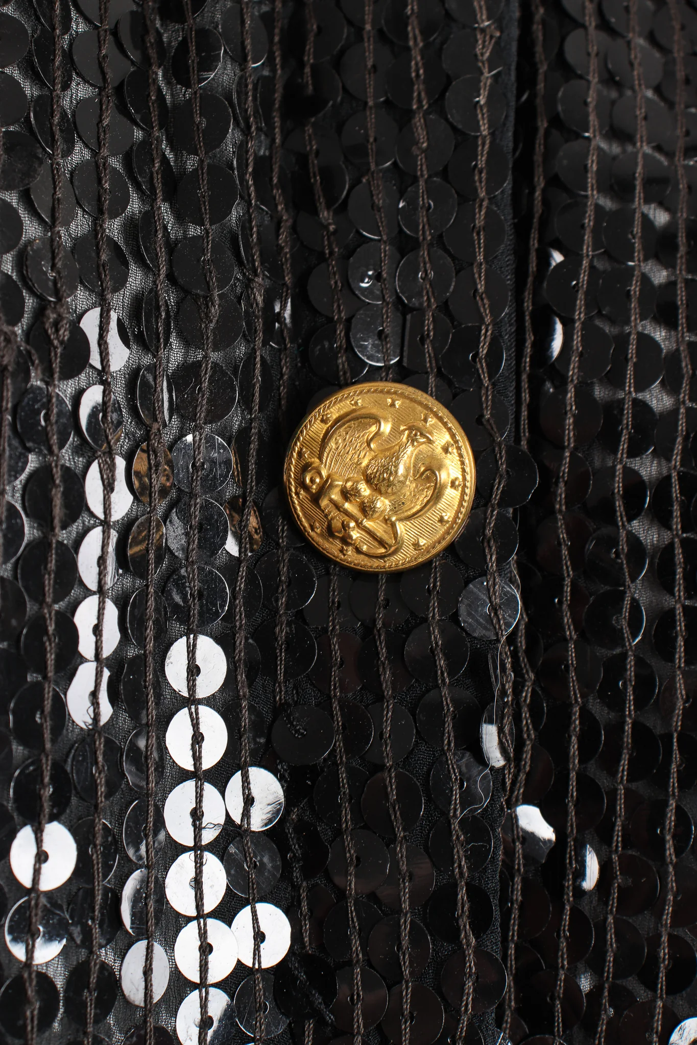 Sheer Sequin Shirt Dress Duster - Image 19