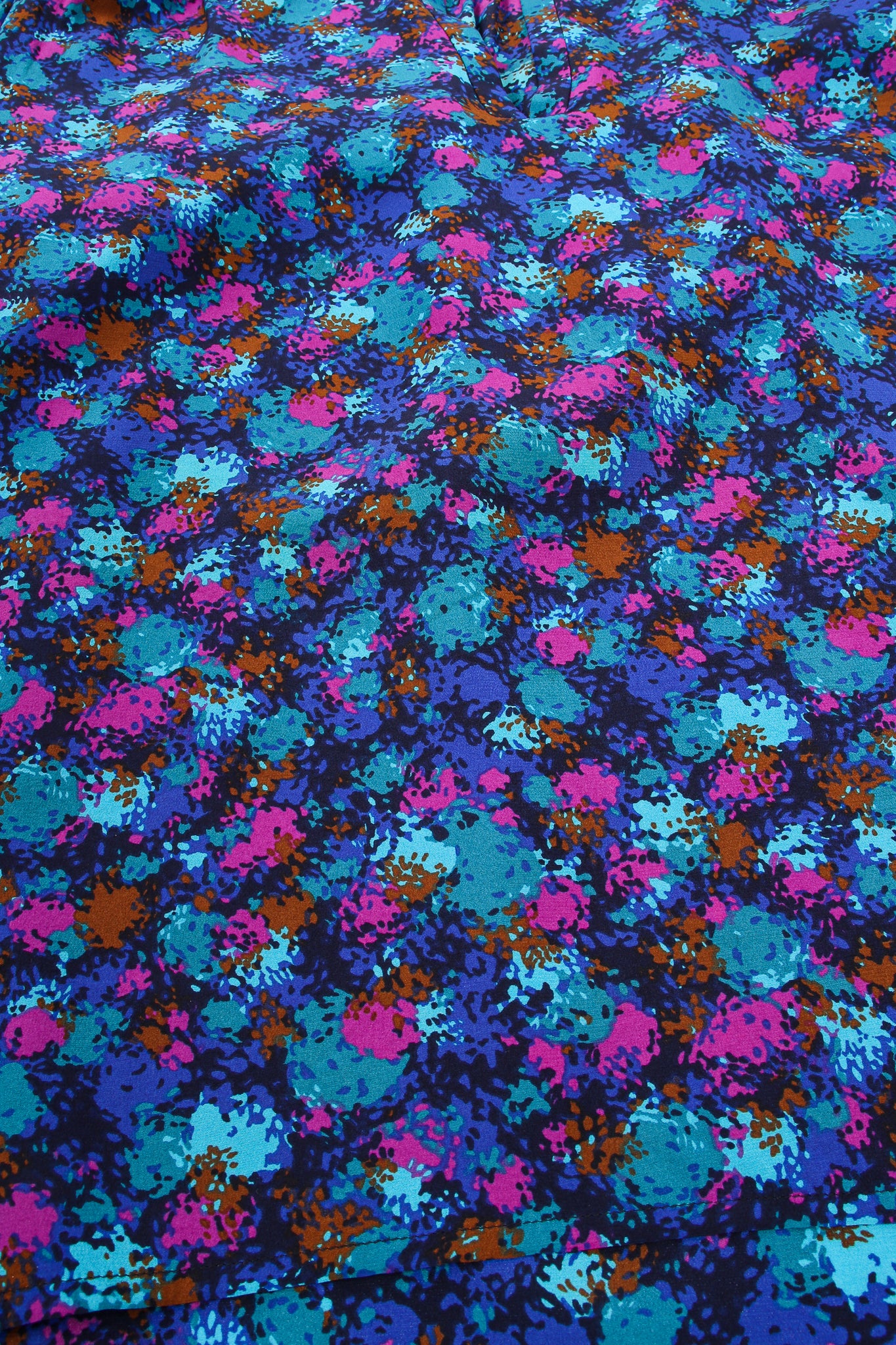 Silk Splatter Bow Blouse - Image 9